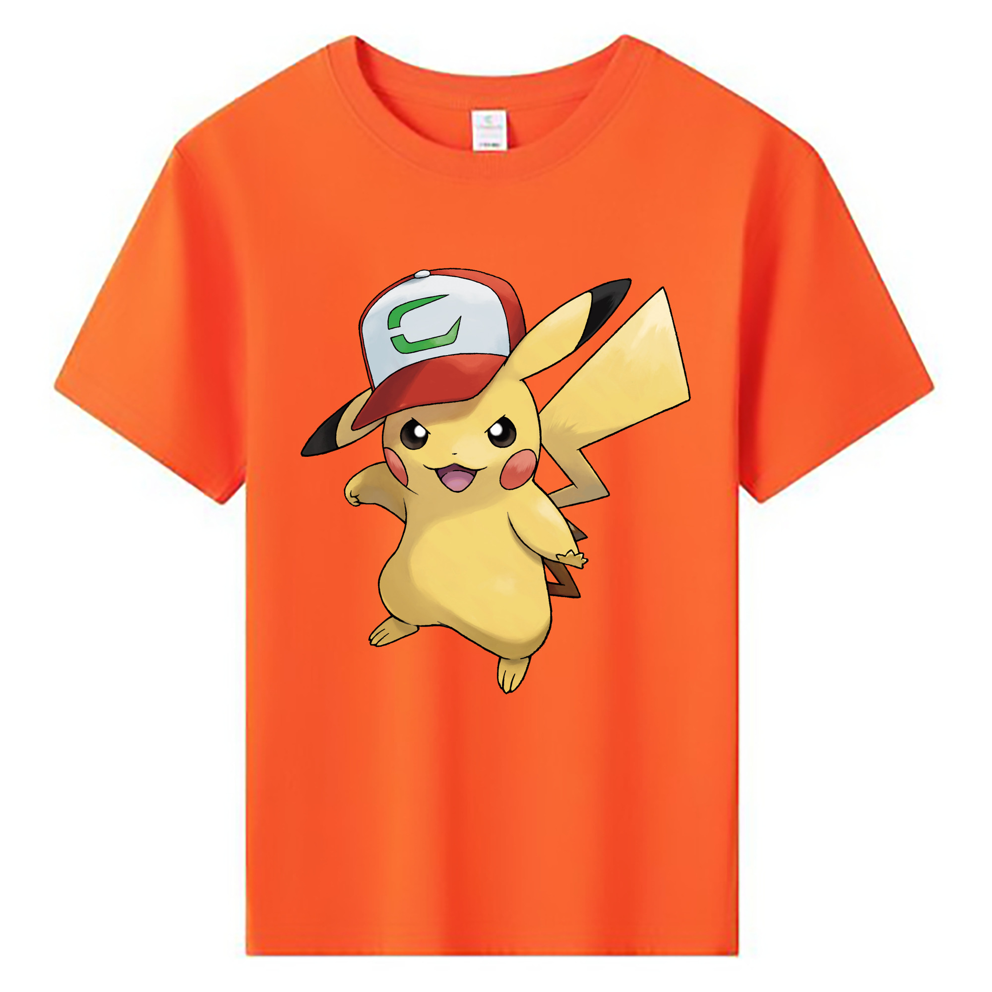 （画像用） ポケットモンスター Pokémon 綿100％キッズTシャツ（フロントプリント）