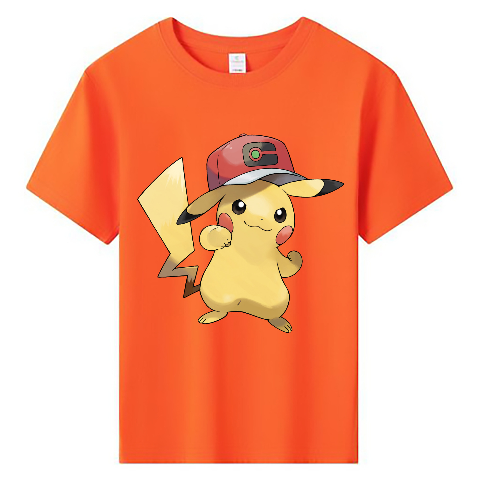（画像用） ポケットモンスター Pokémon 綿100％キッズTシャツ（フロントプリント）