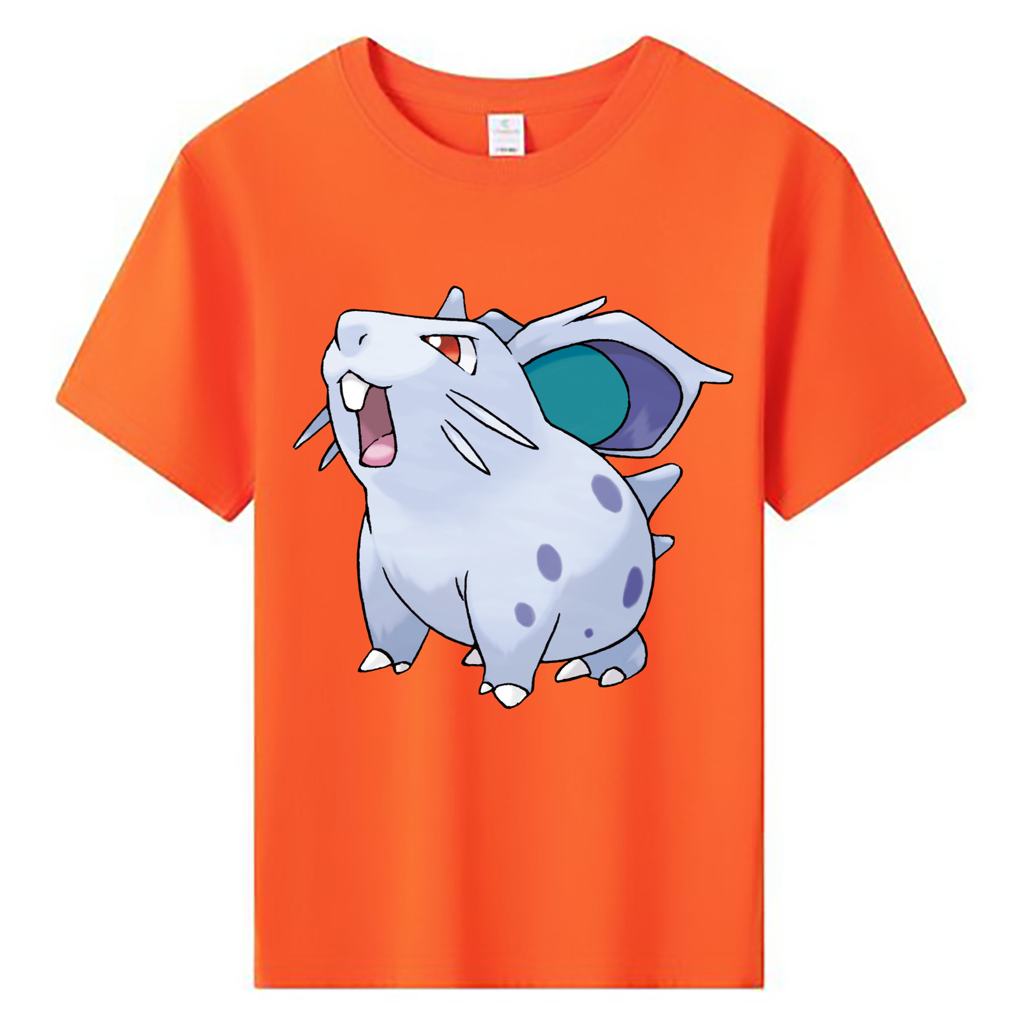 （画像用） ポケットモンスター Pokémon 綿100％キッズTシャツ（フロントプリント）