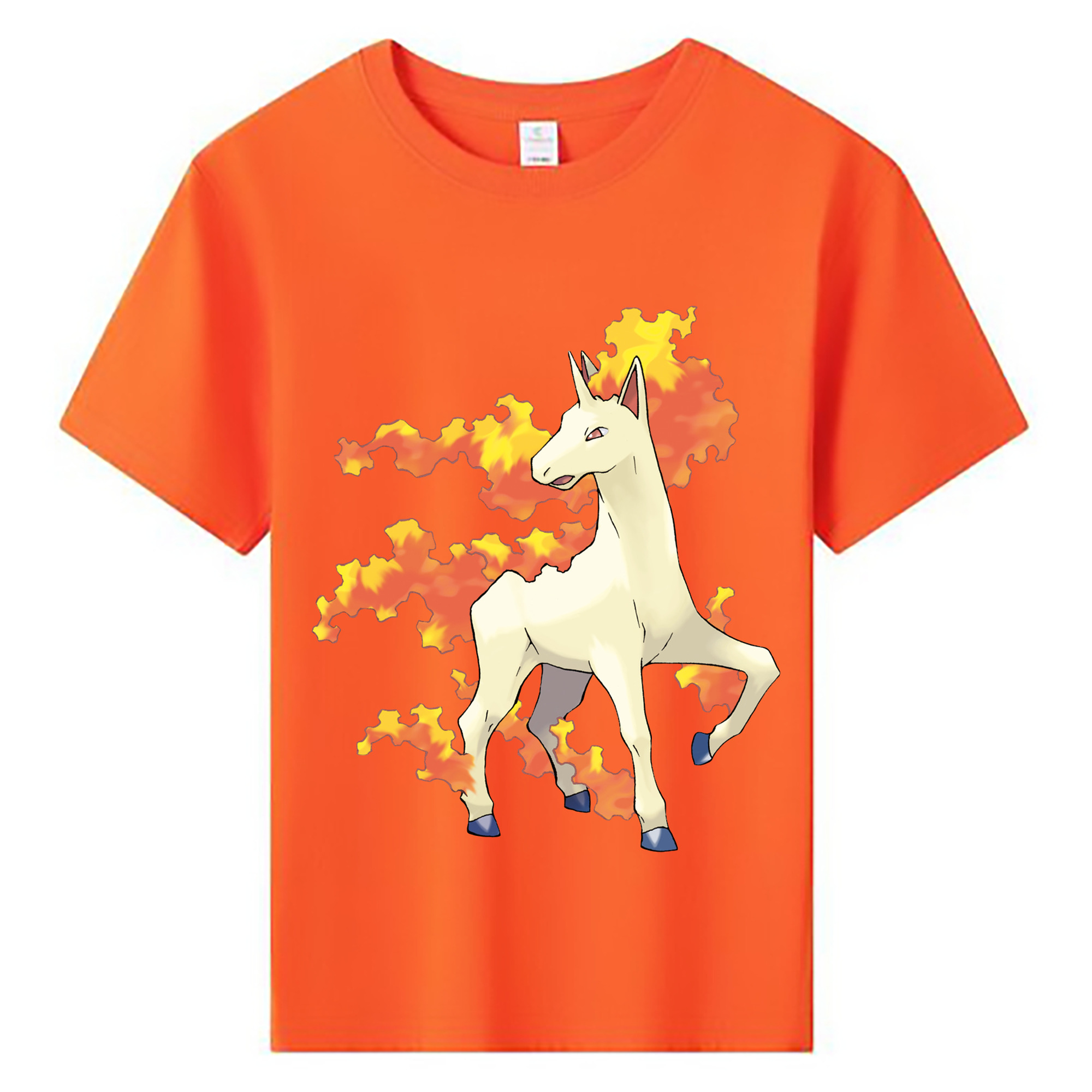 （画像用） ポケットモンスター Pokémon 綿100％キッズTシャツ（フロントプリント）