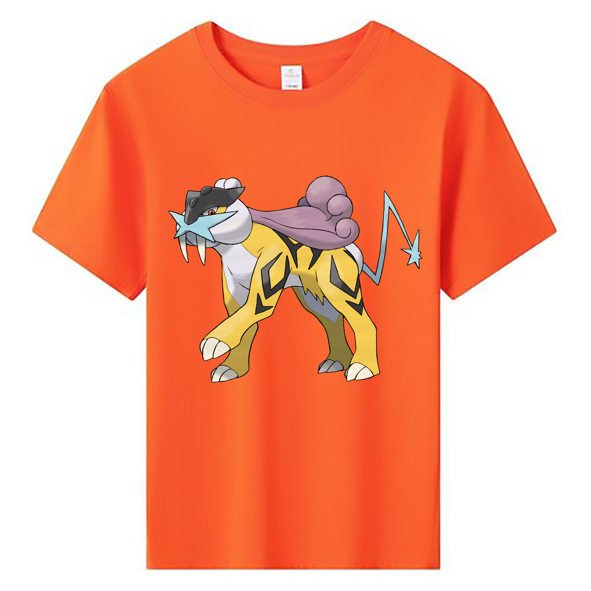 （画像用） ポケットモンスター Pokémon 綿100％キッズTシャツ（フロントプリント）