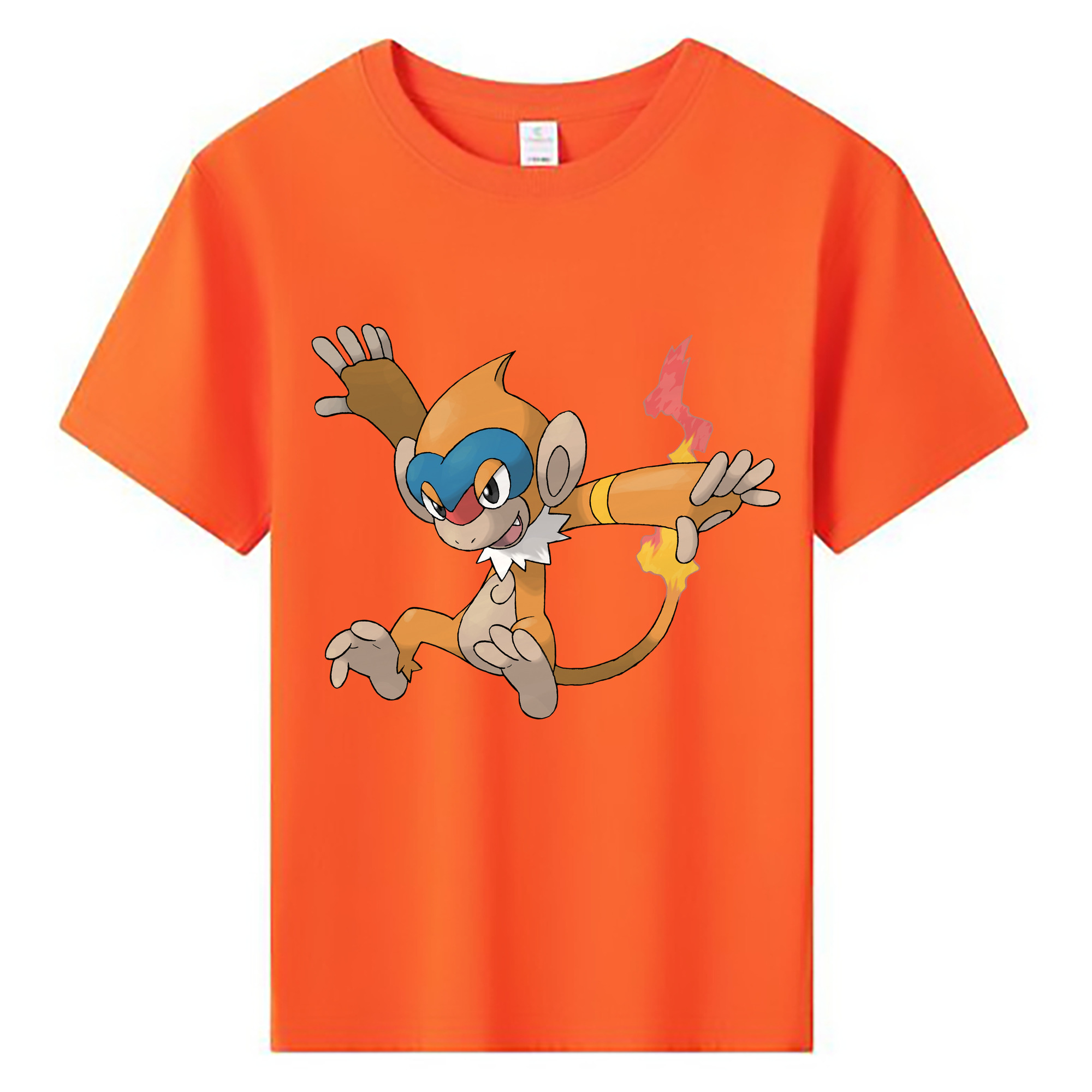 （画像用） ポケットモンスター Pokémon 綿100％キッズTシャツ（フロントプリント）