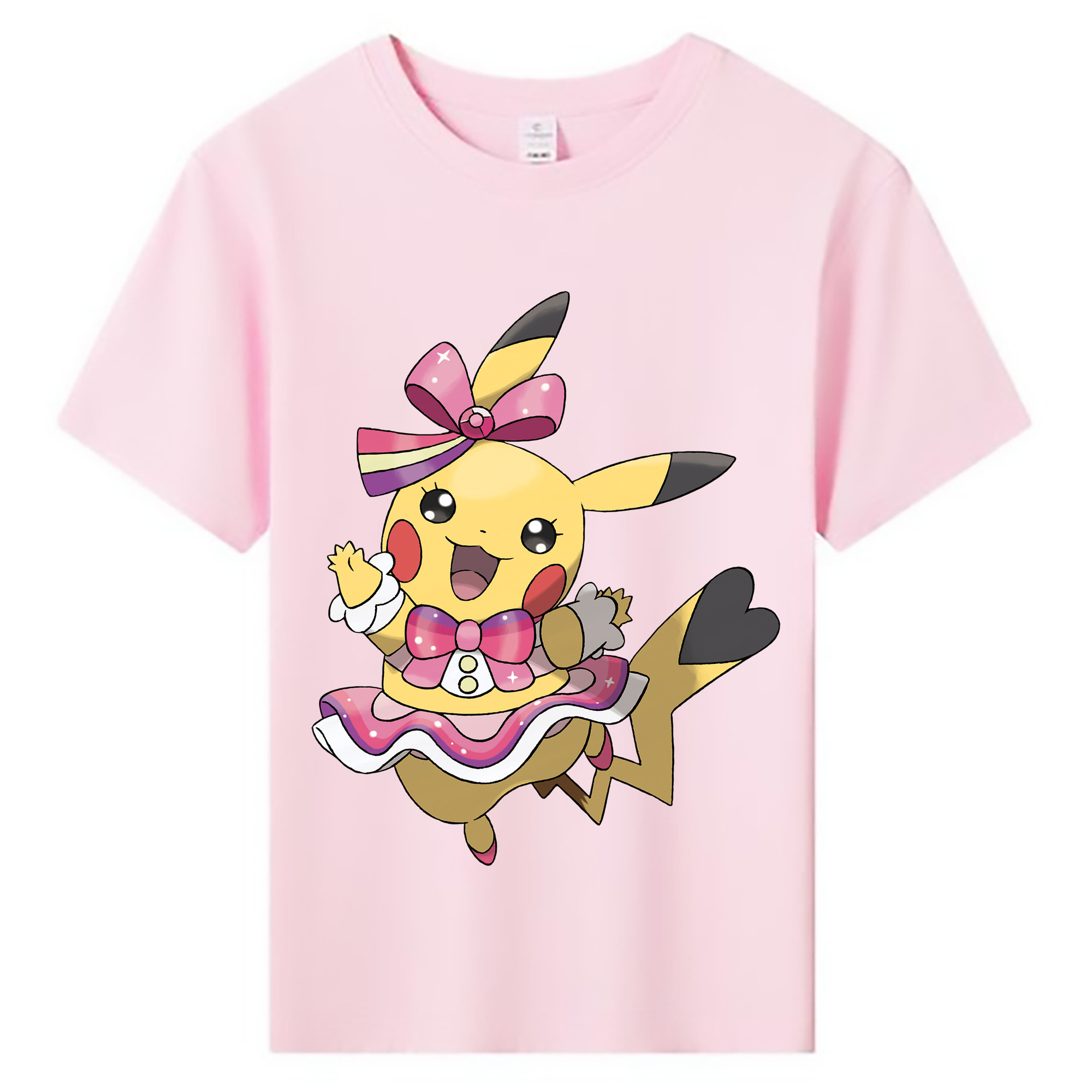 （画像用） ポケットモンスター Pokémon 綿100％キッズTシャツ（フロントプリント）