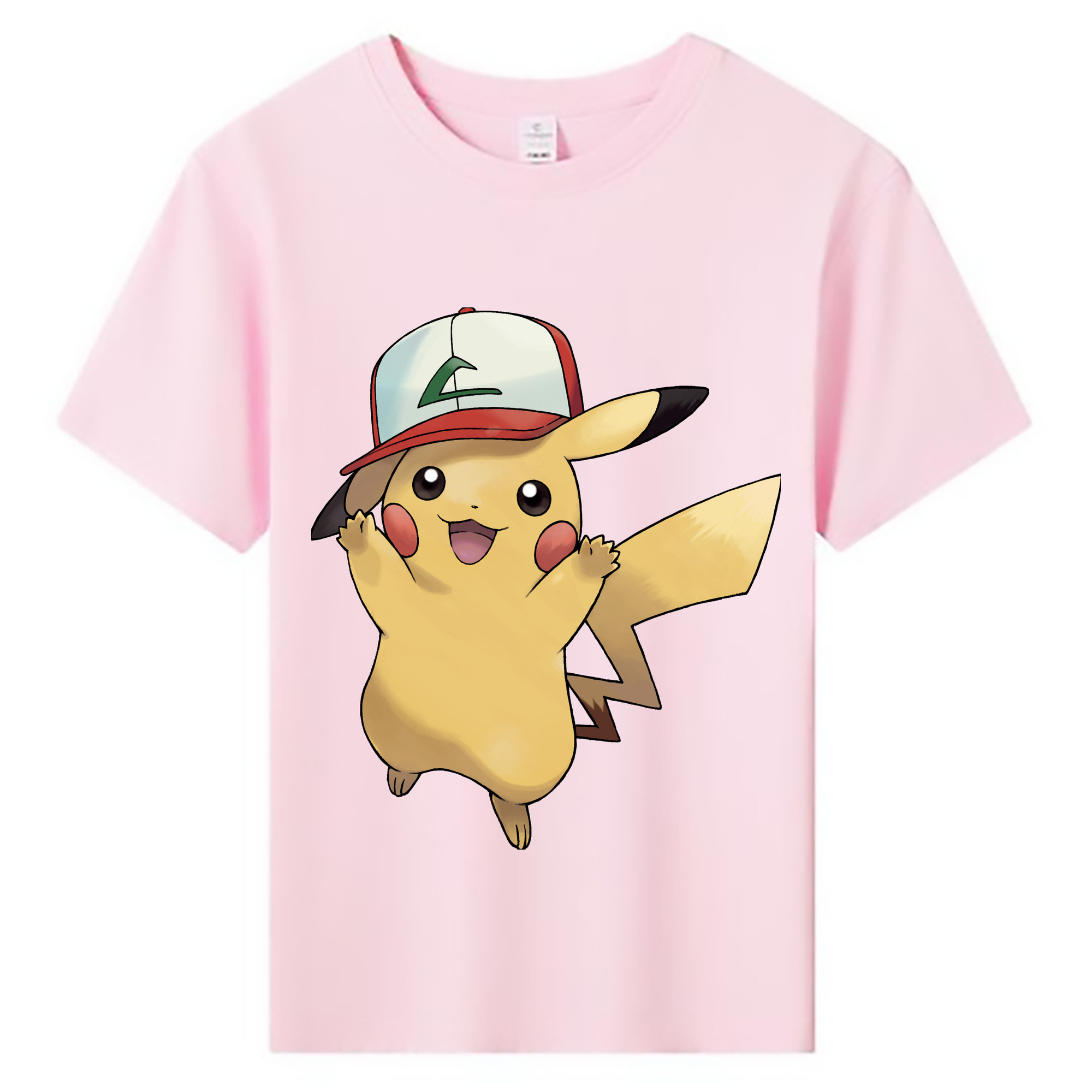 （画像用） ポケットモンスター Pokémon 綿100％キッズTシャツ（フロントプリント）