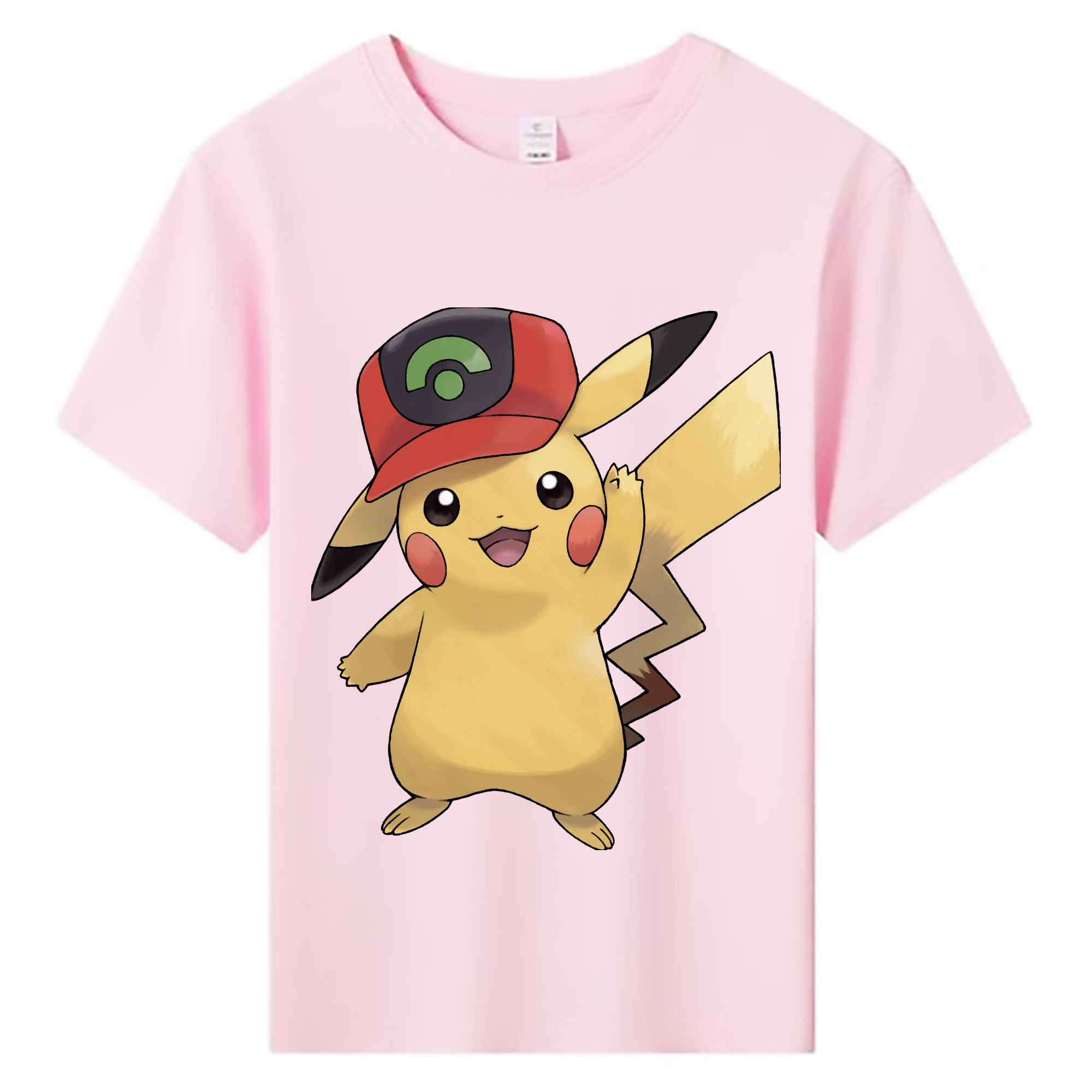 （画像用） ポケットモンスター Pokémon 綿100％キッズTシャツ（フロントプリント）