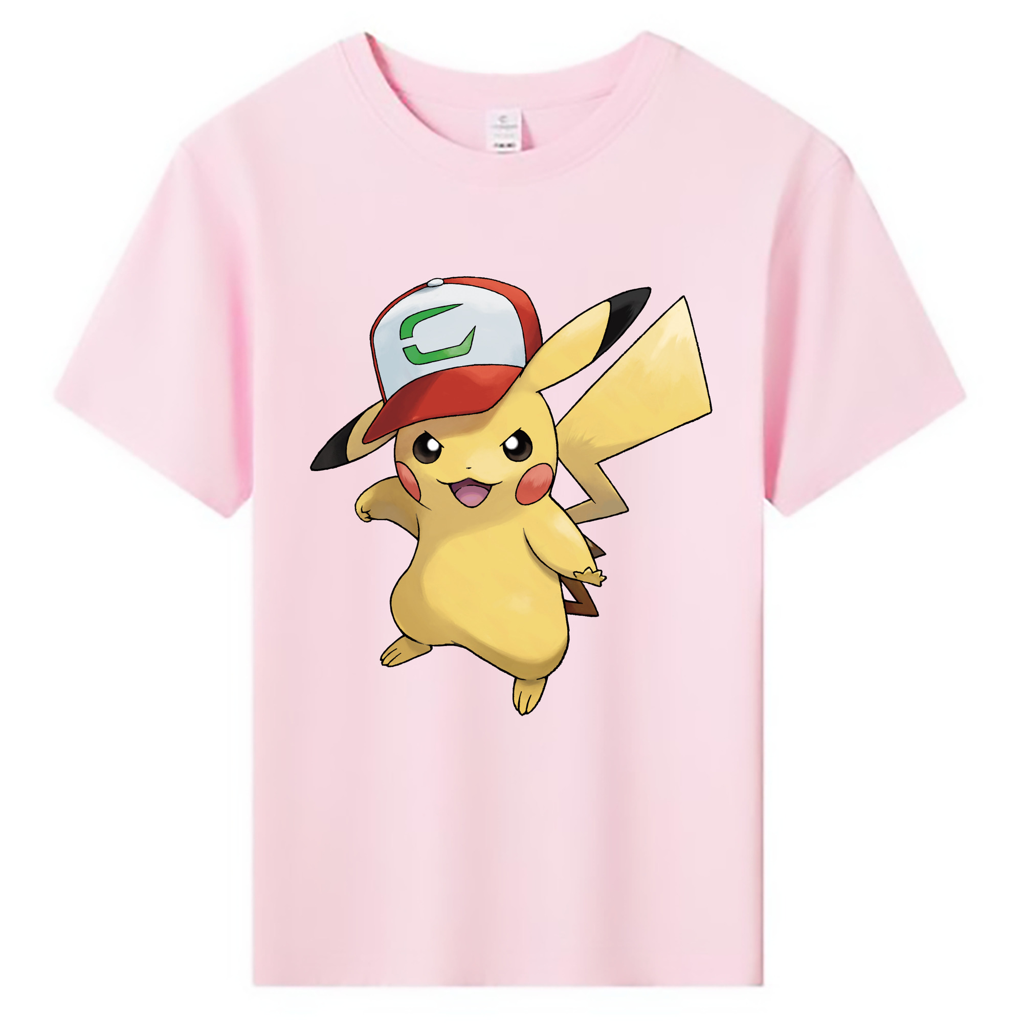 （画像用） ポケットモンスター Pokémon 綿100％キッズTシャツ（フロントプリント）