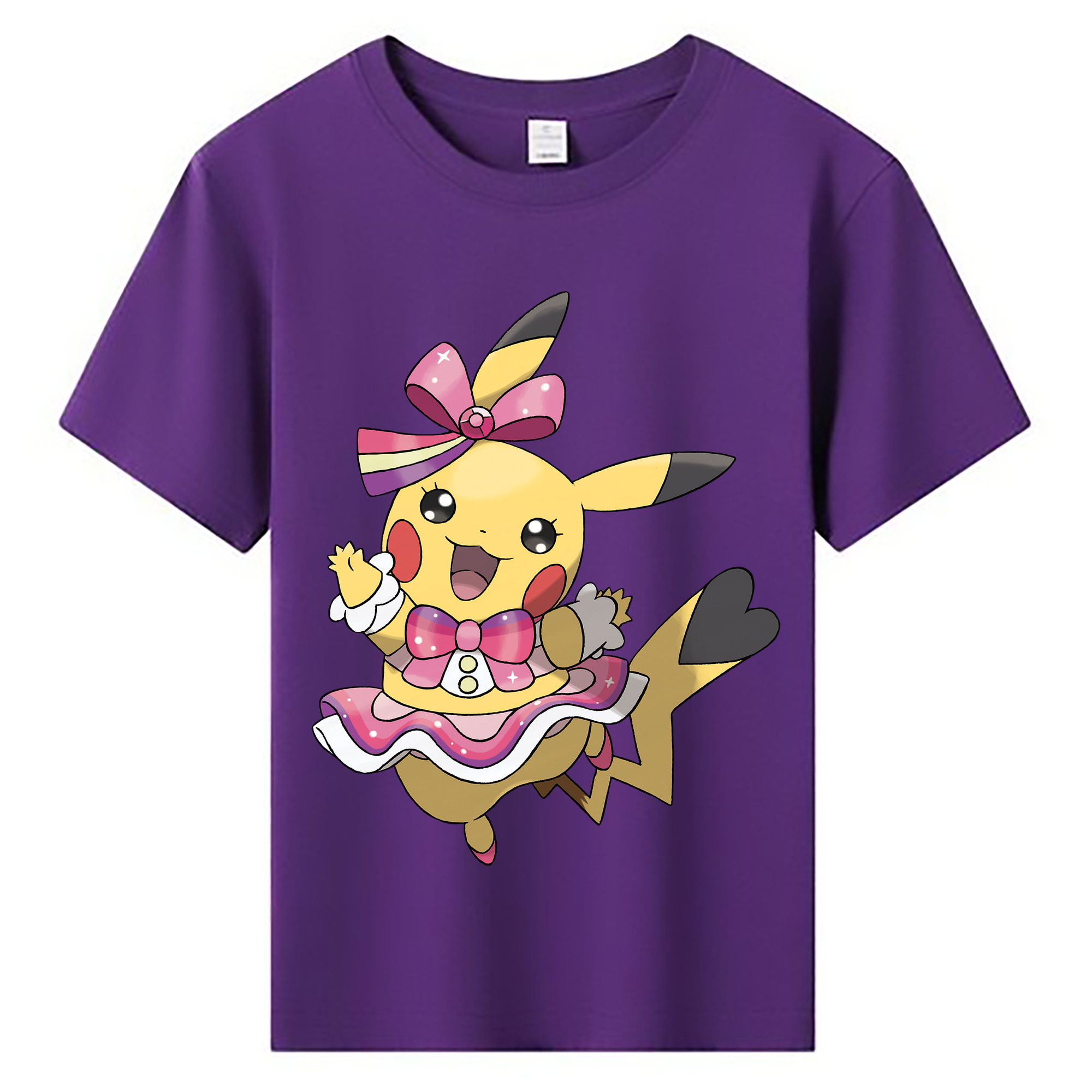 （画像用） ポケットモンスター Pokémon 綿100％キッズTシャツ（フロントプリント）