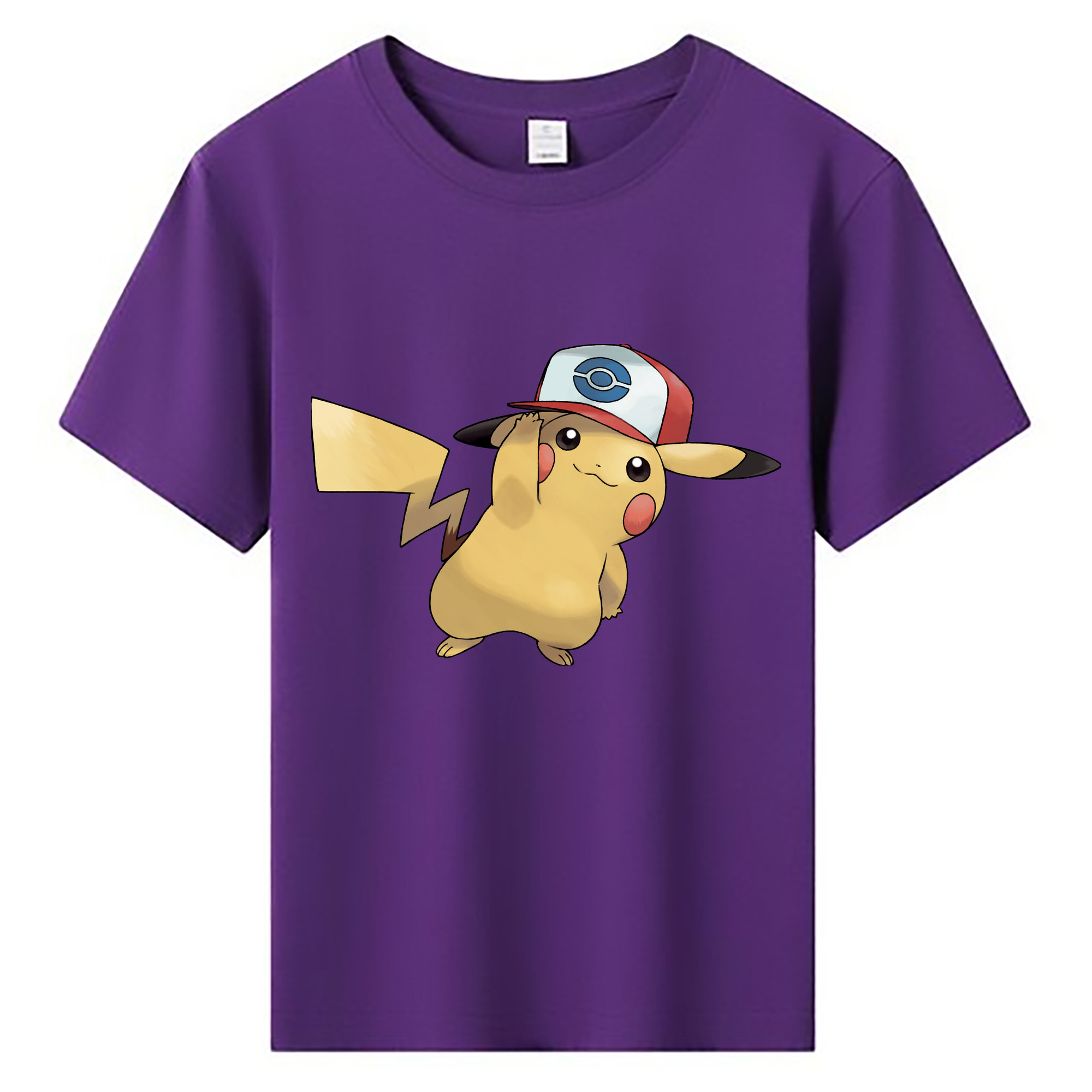 （画像用） ポケットモンスター Pokémon 綿100％キッズTシャツ（フロントプリント）