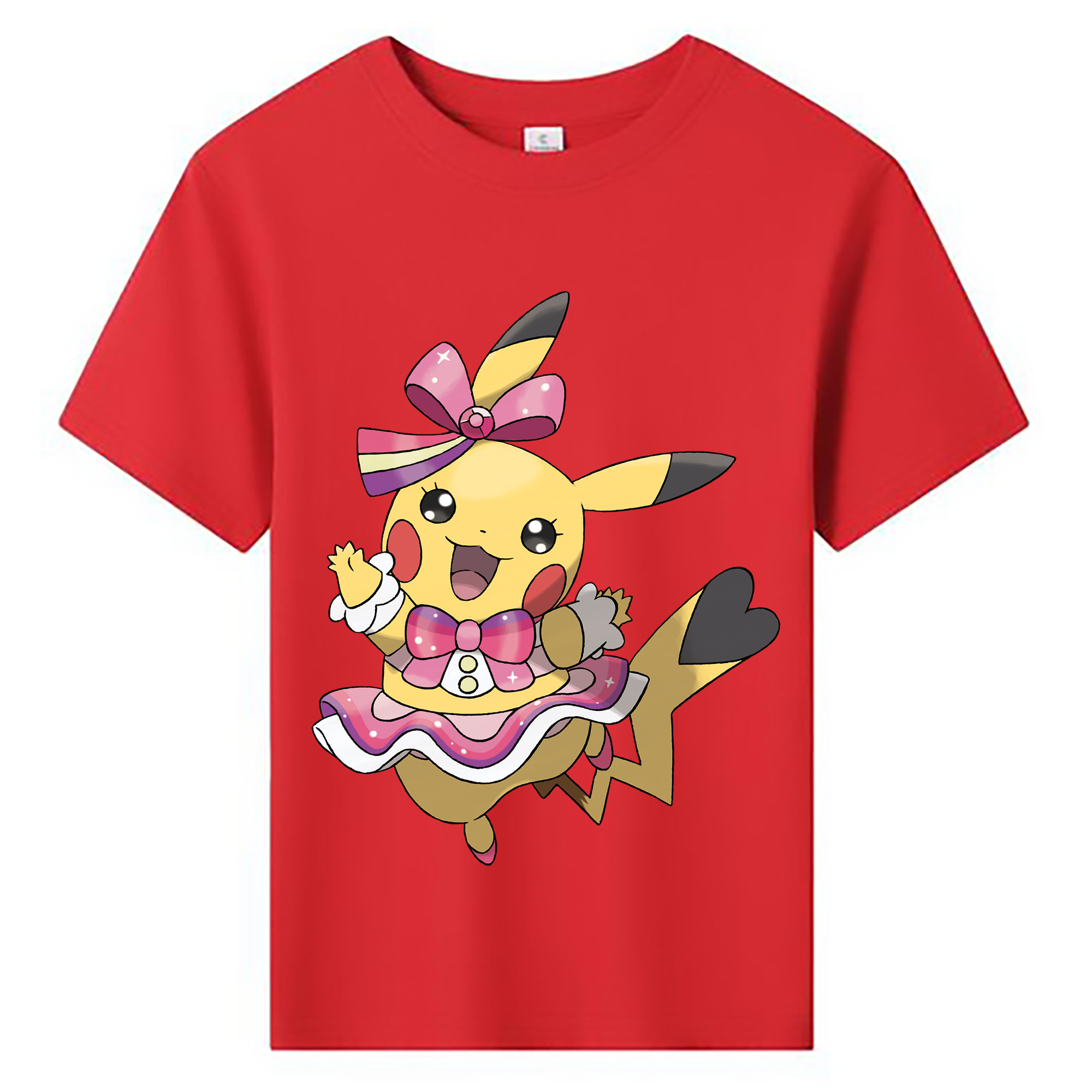 （画像用） ポケットモンスター Pokémon 綿100％キッズTシャツ（フロントプリント）