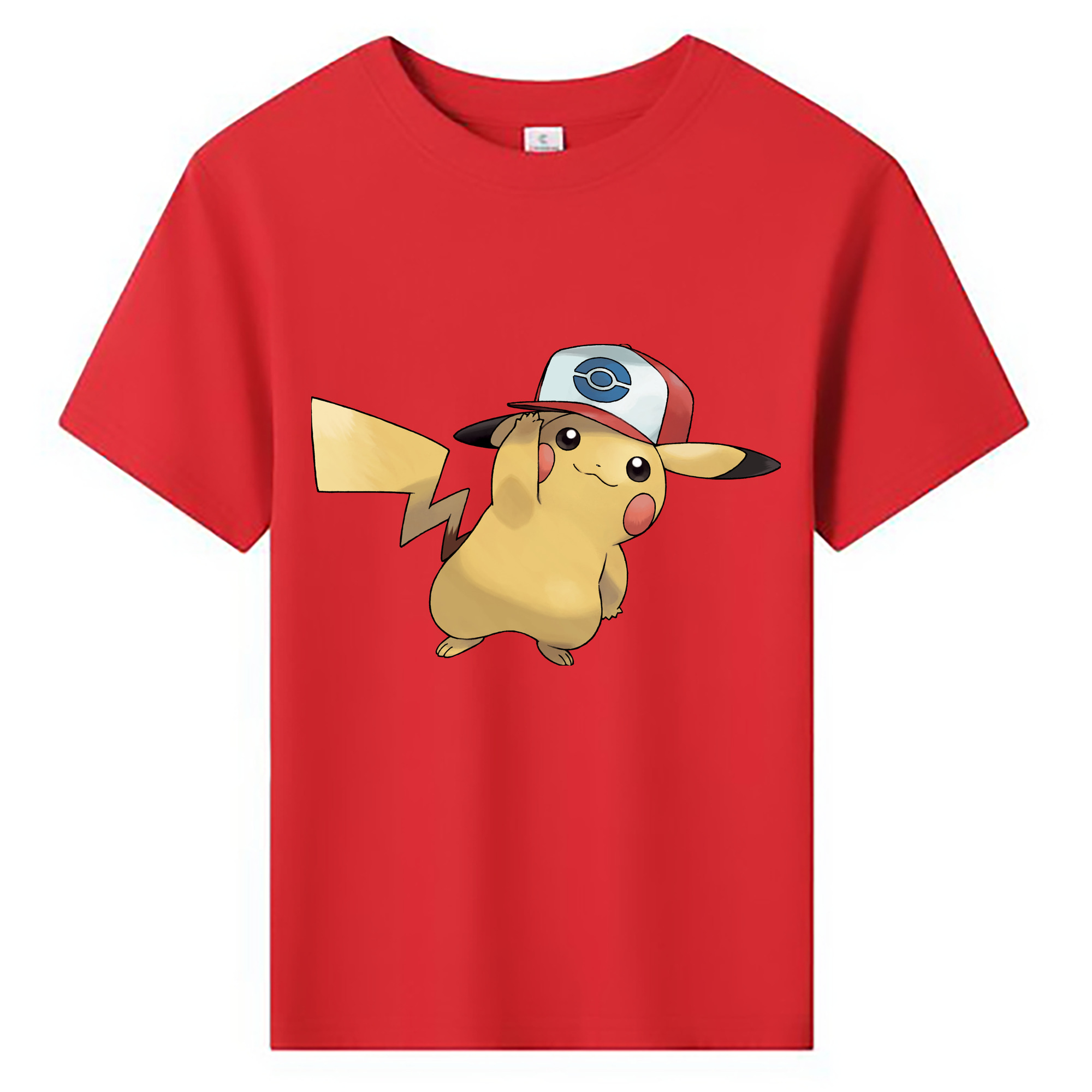 （画像用） ポケットモンスター Pokémon 綿100％キッズTシャツ（フロントプリント）
