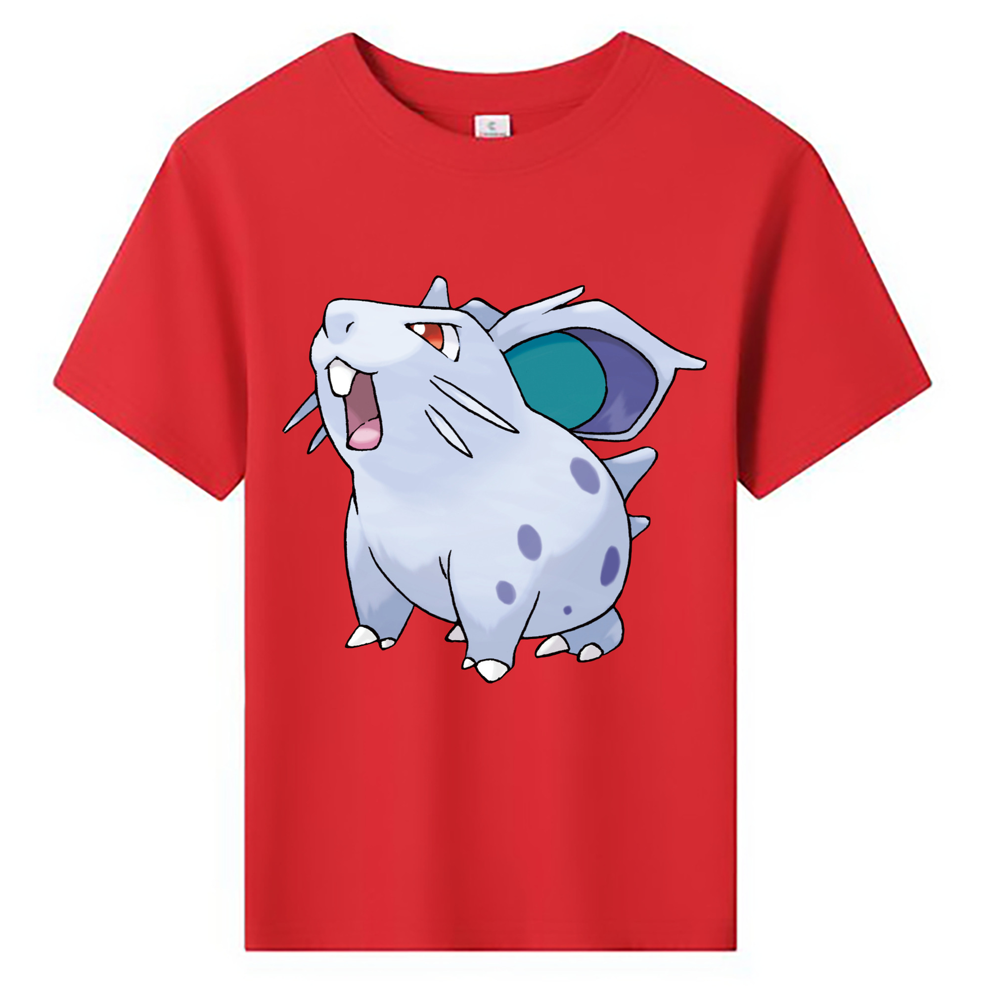 （画像用） ポケットモンスター Pokémon 綿100％キッズTシャツ（フロントプリント）