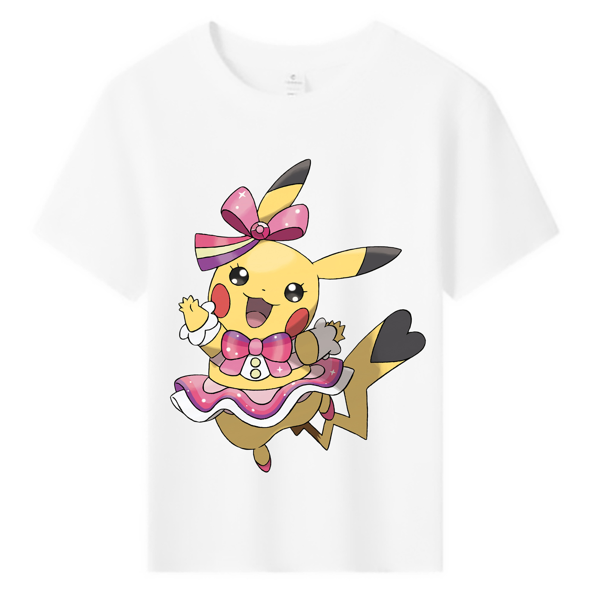 （画像用） ポケットモンスター Pokémon 綿100％キッズTシャツ（フロントプリント）