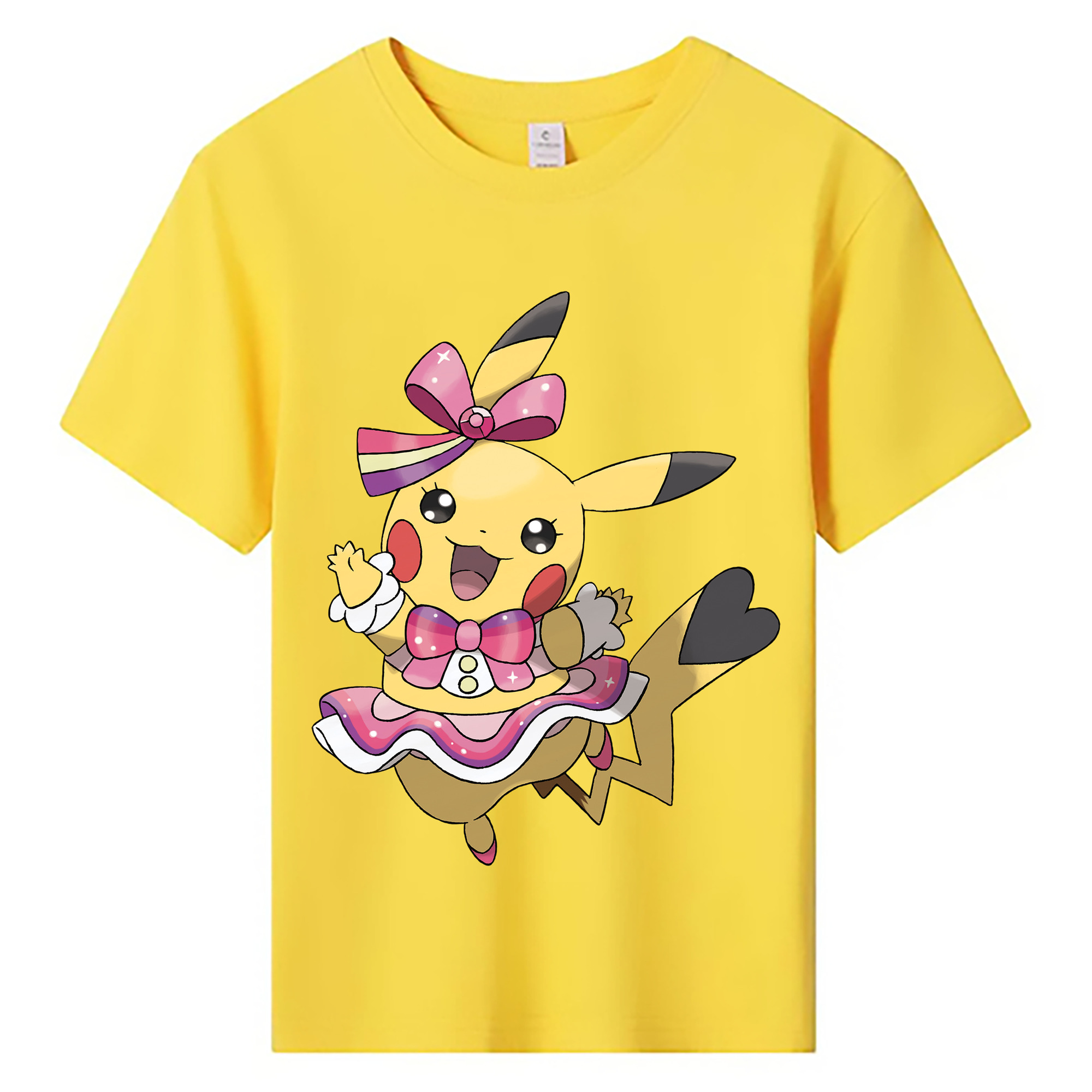 （画像用） ポケットモンスター Pokémon 綿100％キッズTシャツ（フロントプリント）