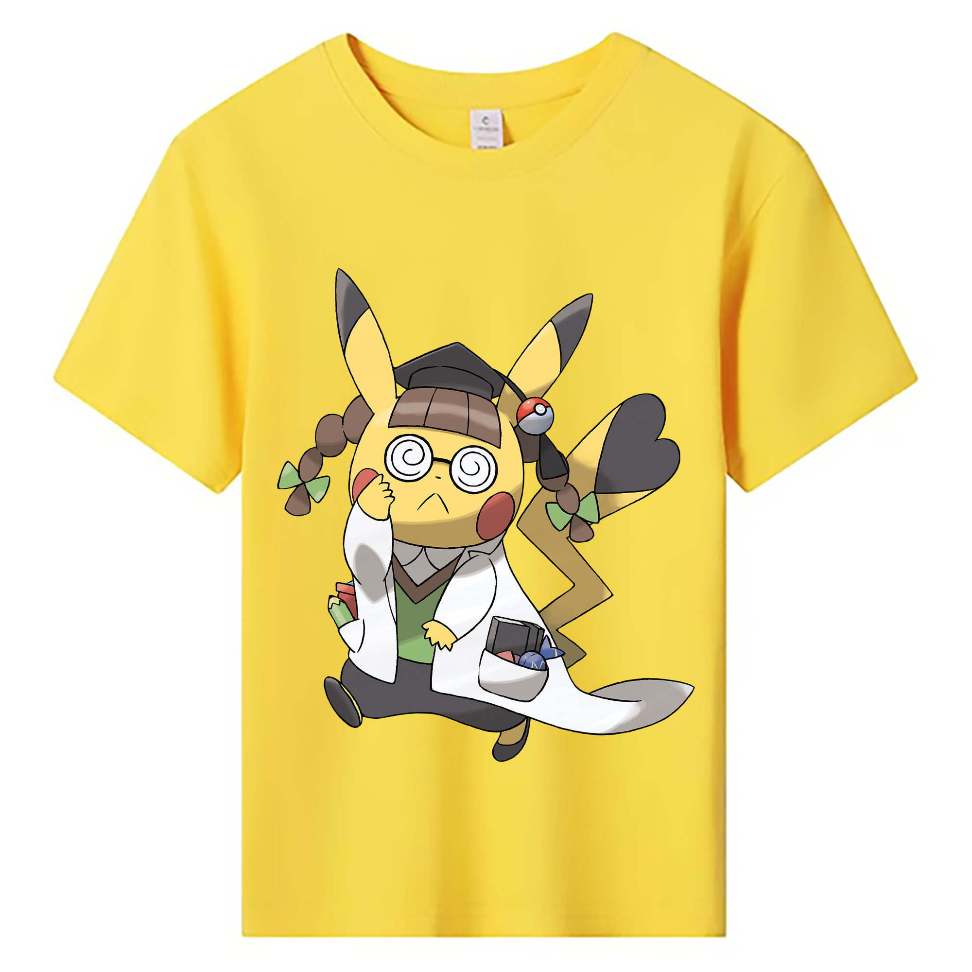 （画像用） ポケットモンスター Pokémon 綿100％キッズTシャツ（フロントプリント）