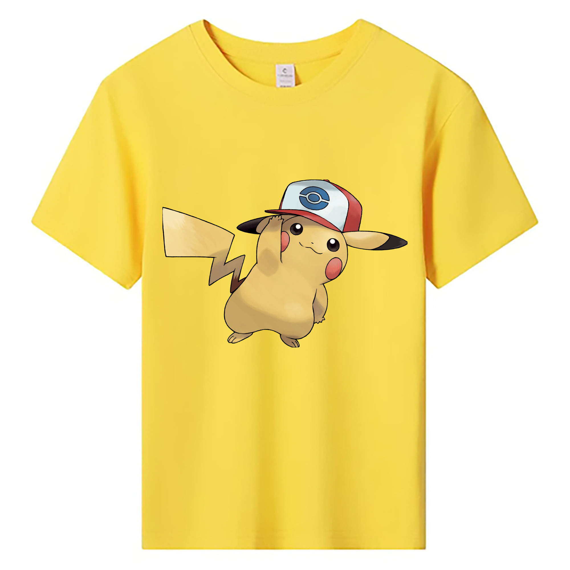 （画像用） ポケットモンスター Pokémon 綿100％キッズTシャツ（フロントプリント）