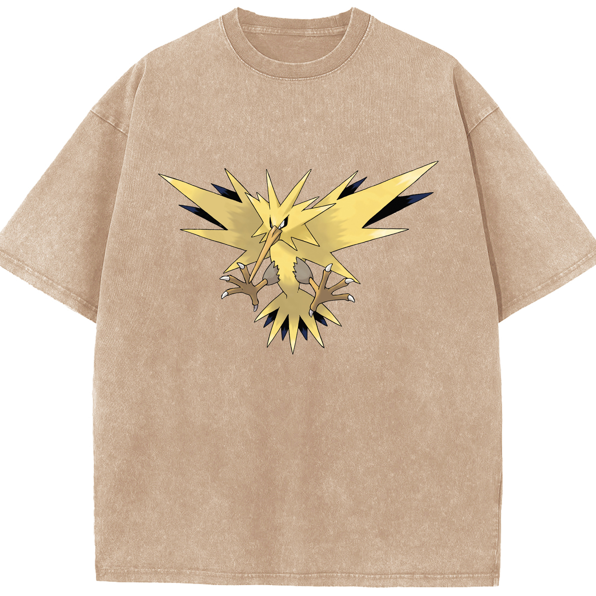 （画像用） ポケットモンスター Pokémon 綿100% ヴィンテージ風 半袖Tシャツ（フロントプリント）