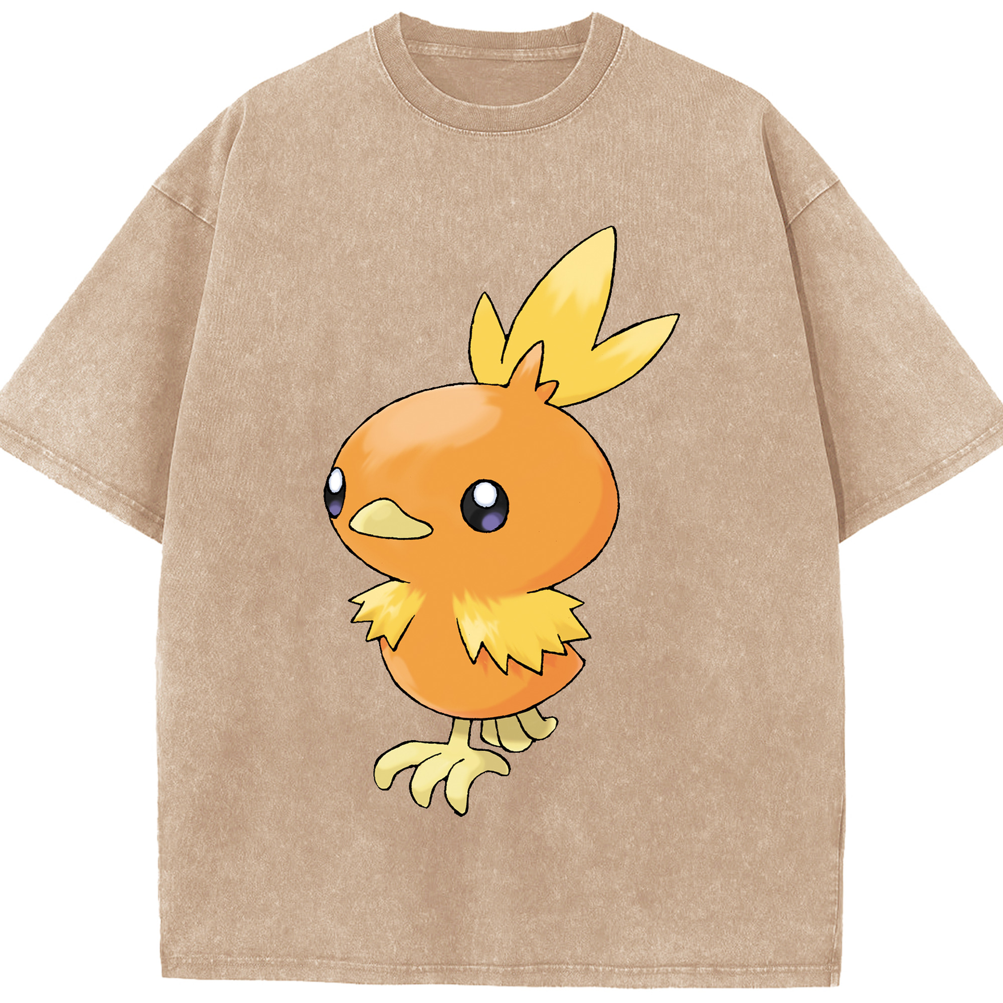 （画像用） ポケットモンスター Pokémon 綿100% ヴィンテージ風 半袖Tシャツ（フロントプリント）