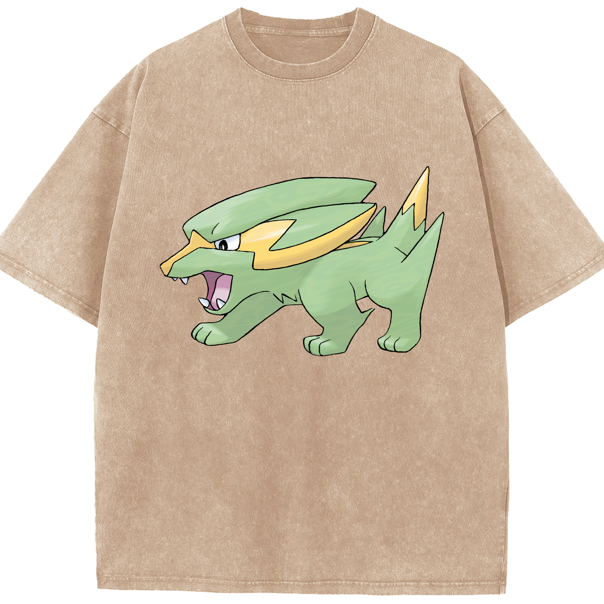（画像用） ポケットモンスター Pokémon 綿100% ヴィンテージ風 半袖Tシャツ（フロントプリント）