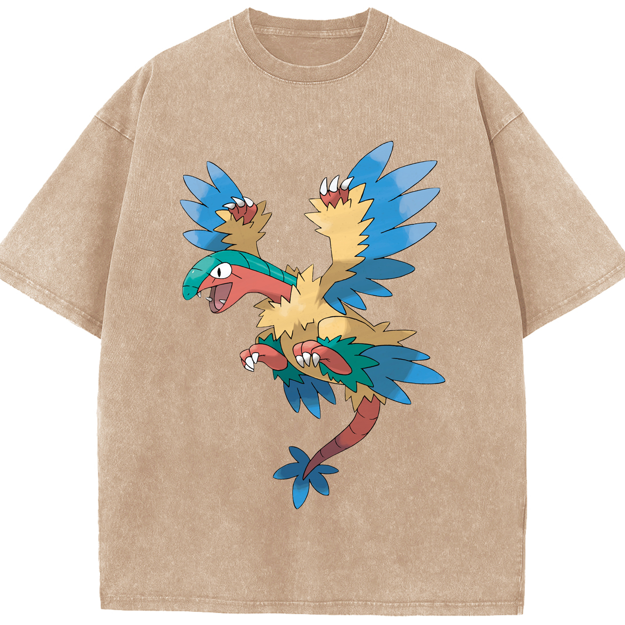 （画像用） ポケットモンスター Pokémon 綿100% ヴィンテージ風 半袖Tシャツ（フロントプリント）