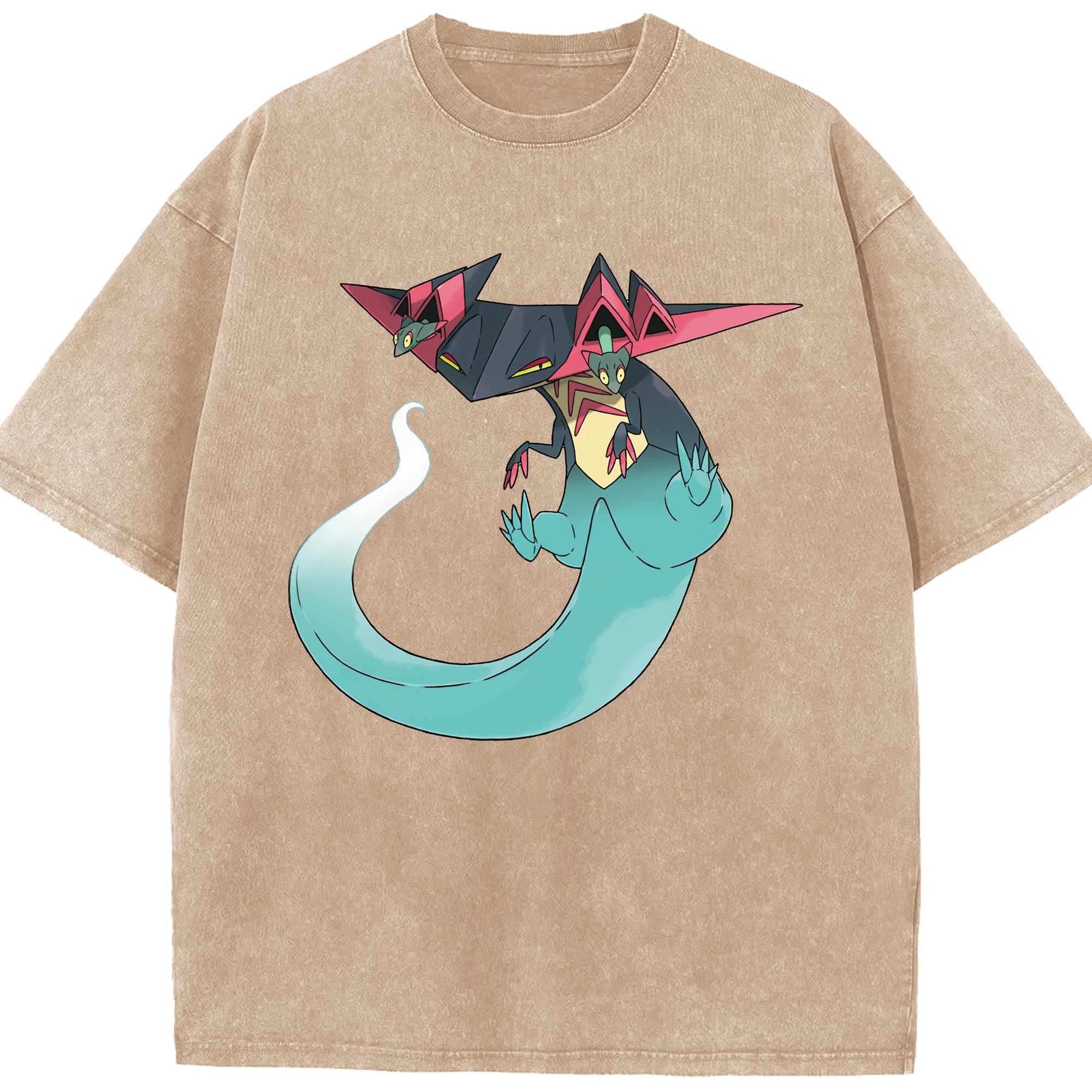 （画像用） ポケットモンスター Pokémon 綿100% ヴィンテージ風 半袖Tシャツ（フロントプリント）