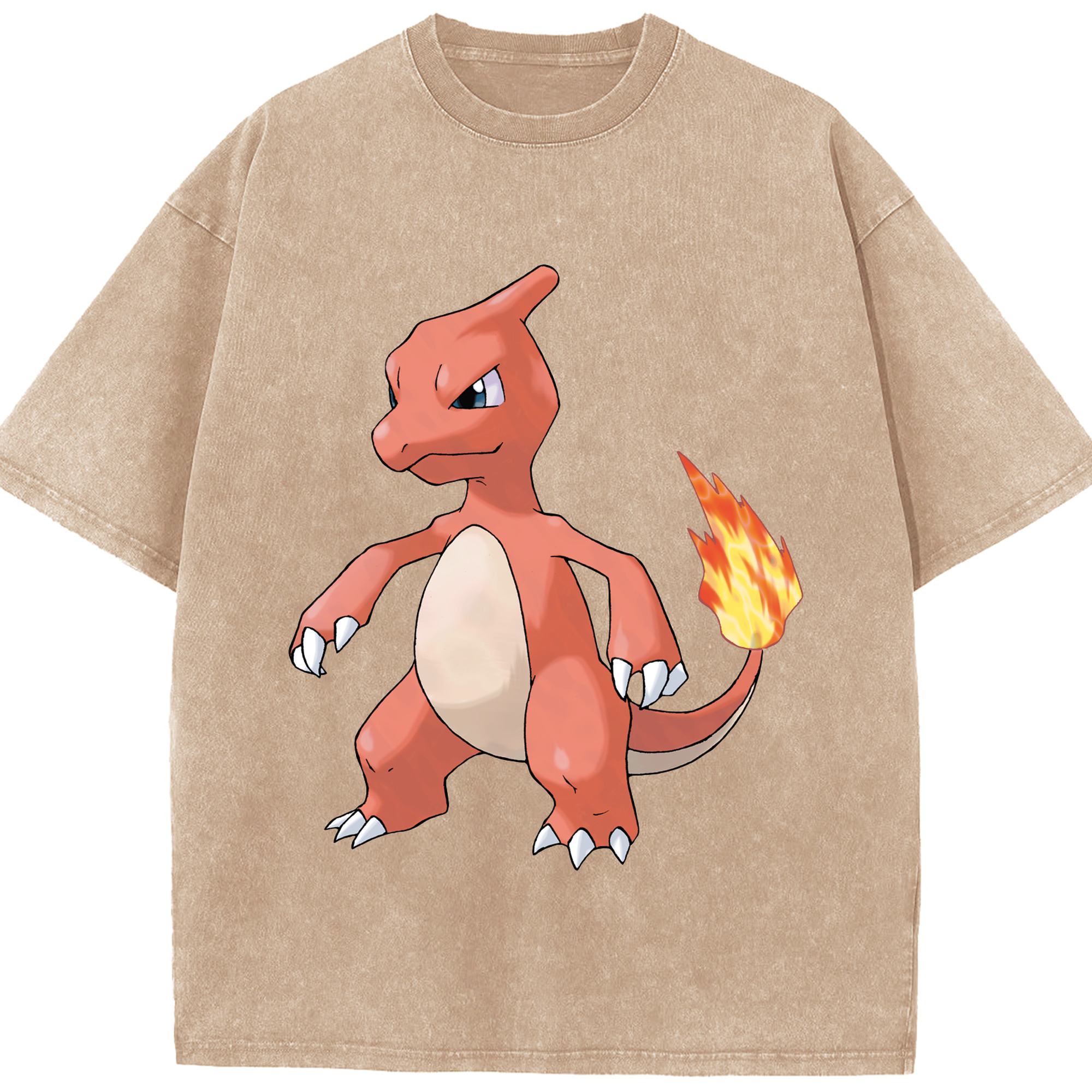 （画像用） ポケットモンスター Pokémon 綿100% ヴィンテージ風 半袖Tシャツ（フロントプリント）