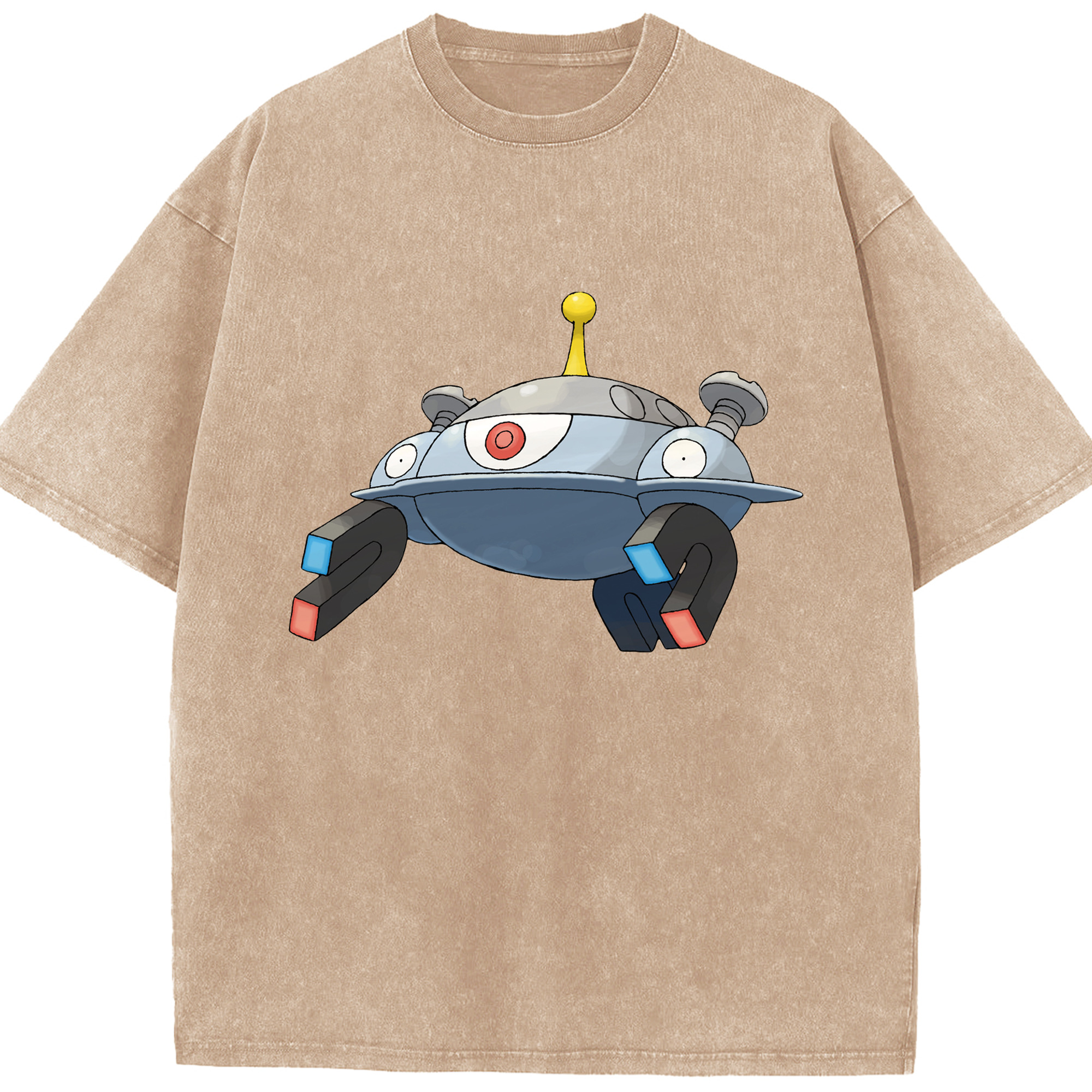 （画像用） ポケットモンスター Pokémon 綿100% ヴィンテージ風 半袖Tシャツ（フロントプリント）