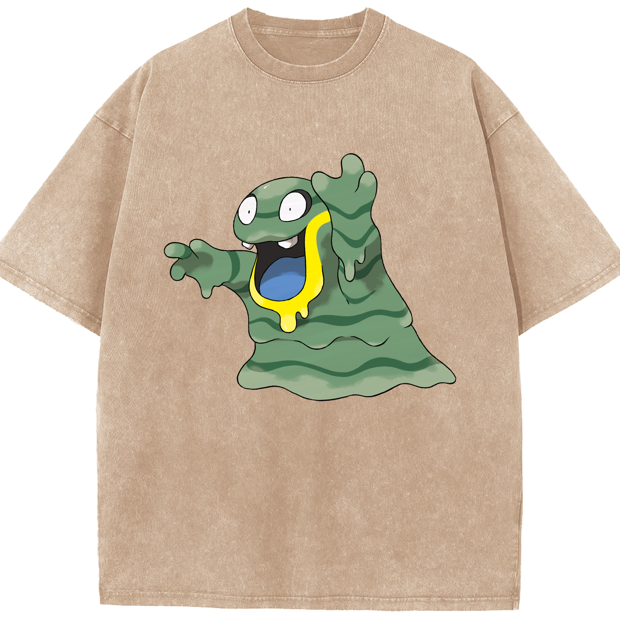 （画像用） ポケットモンスター Pokémon 綿100% ヴィンテージ風 半袖Tシャツ（フロントプリント）