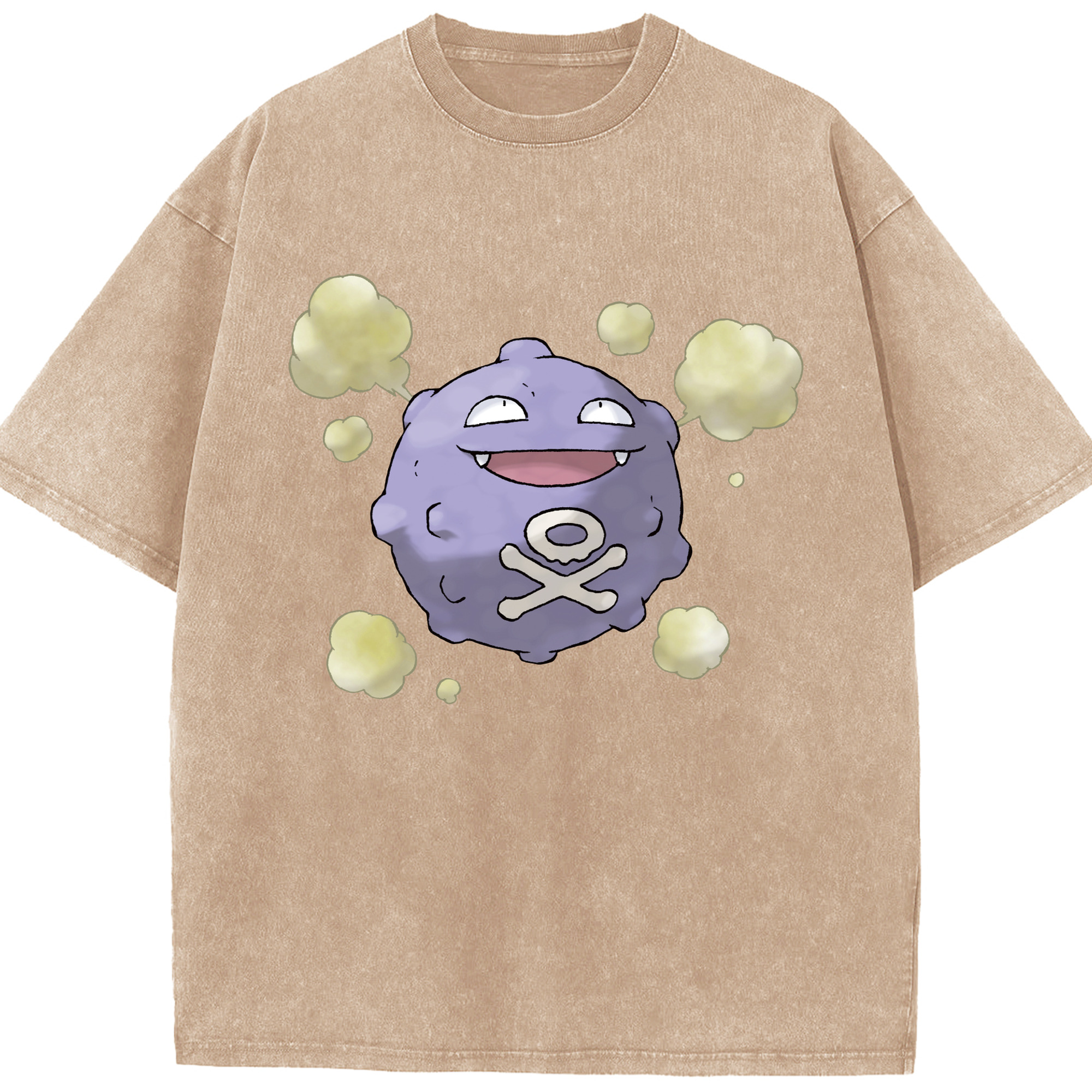 （画像用） ポケットモンスター Pokémon 綿100% ヴィンテージ風 半袖Tシャツ（フロントプリント）