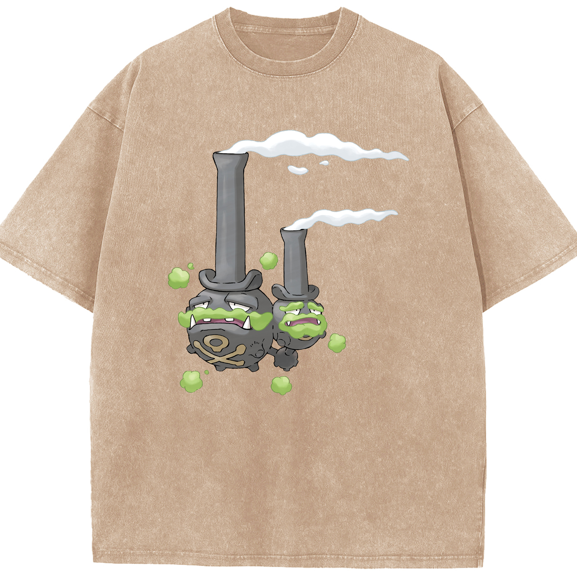 （画像用） ポケットモンスター Pokémon 綿100% ヴィンテージ風 半袖Tシャツ（フロントプリント）