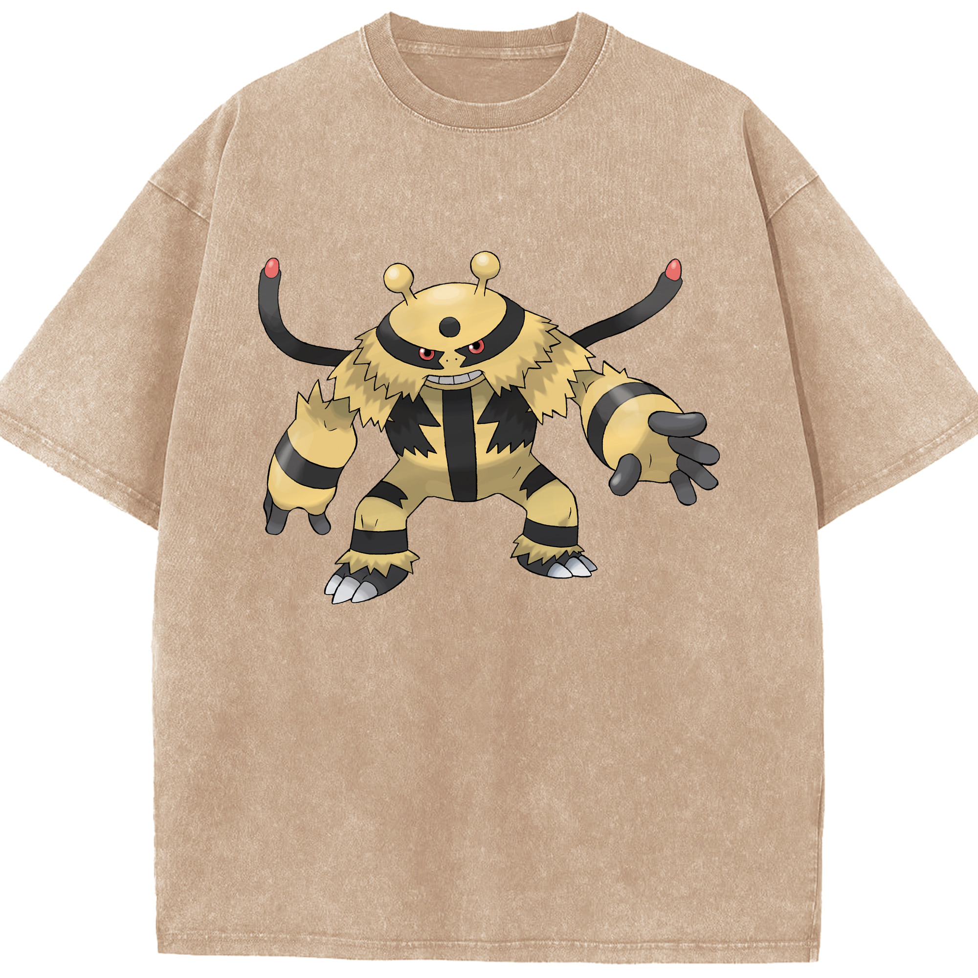 （画像用） ポケットモンスター Pokémon 綿100% ヴィンテージ風 半袖Tシャツ（フロントプリント）