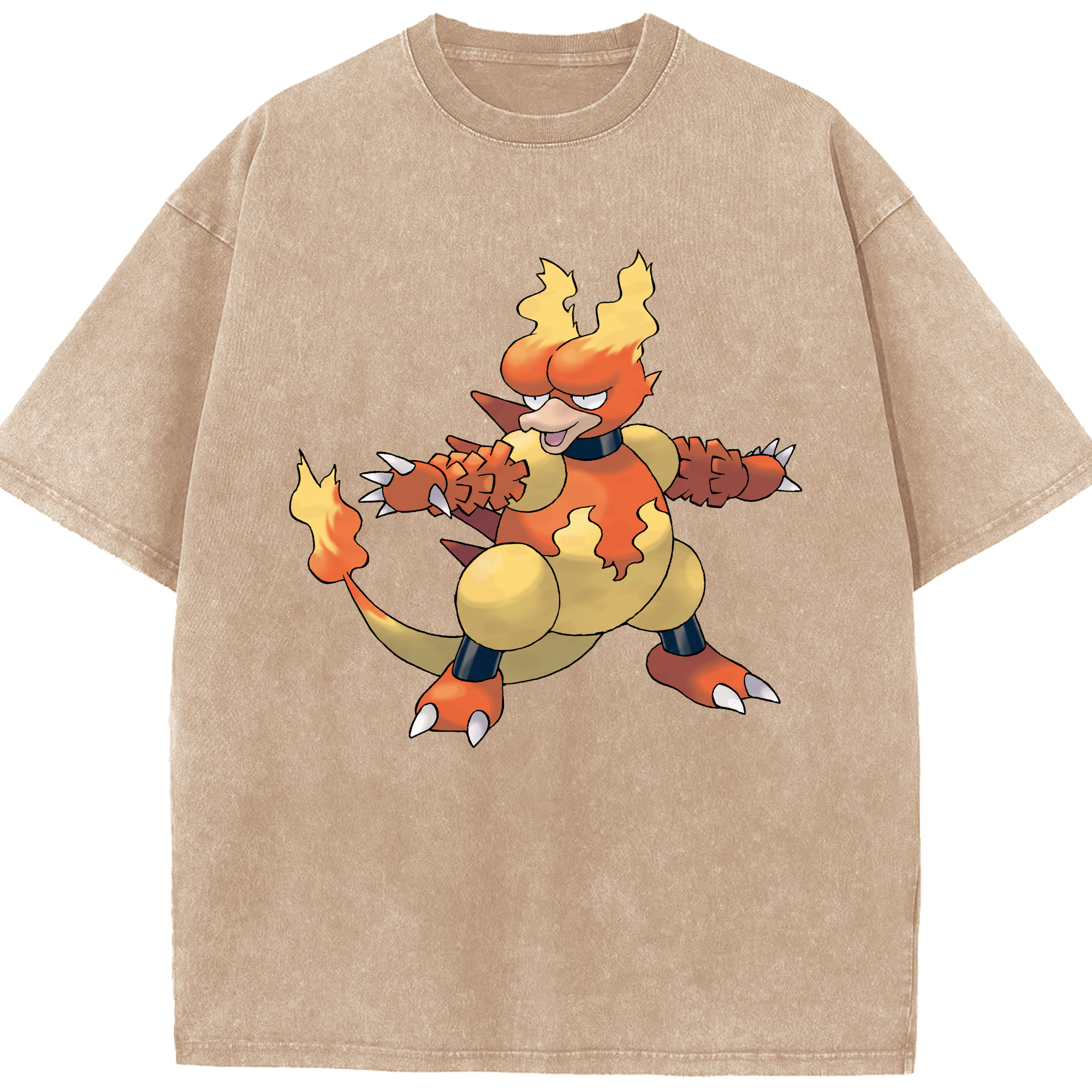 （画像用） ポケットモンスター Pokémon 綿100% ヴィンテージ風 半袖Tシャツ（フロントプリント）