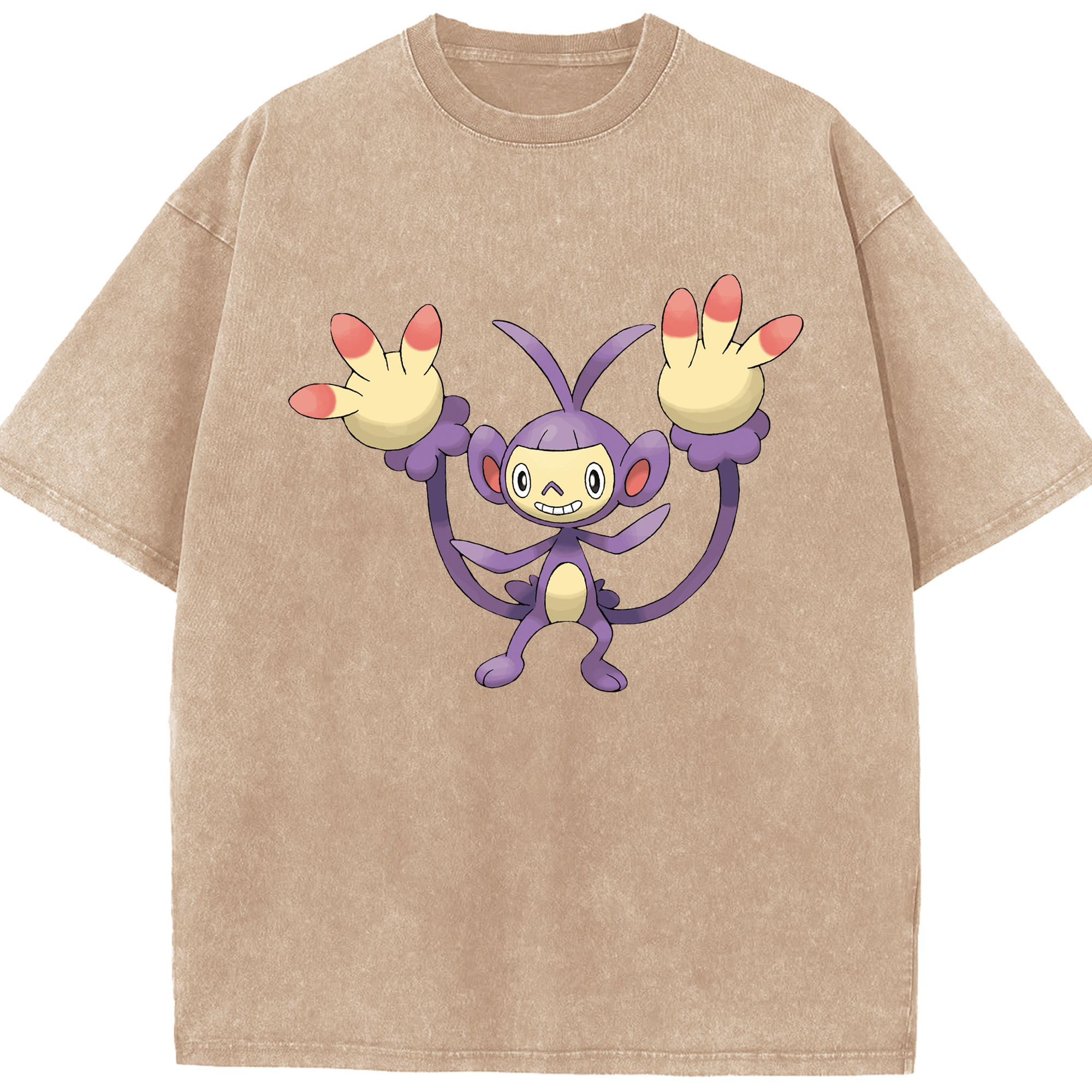 （画像用） ポケットモンスター Pokémon 綿100% ヴィンテージ風 半袖Tシャツ（フロントプリント）