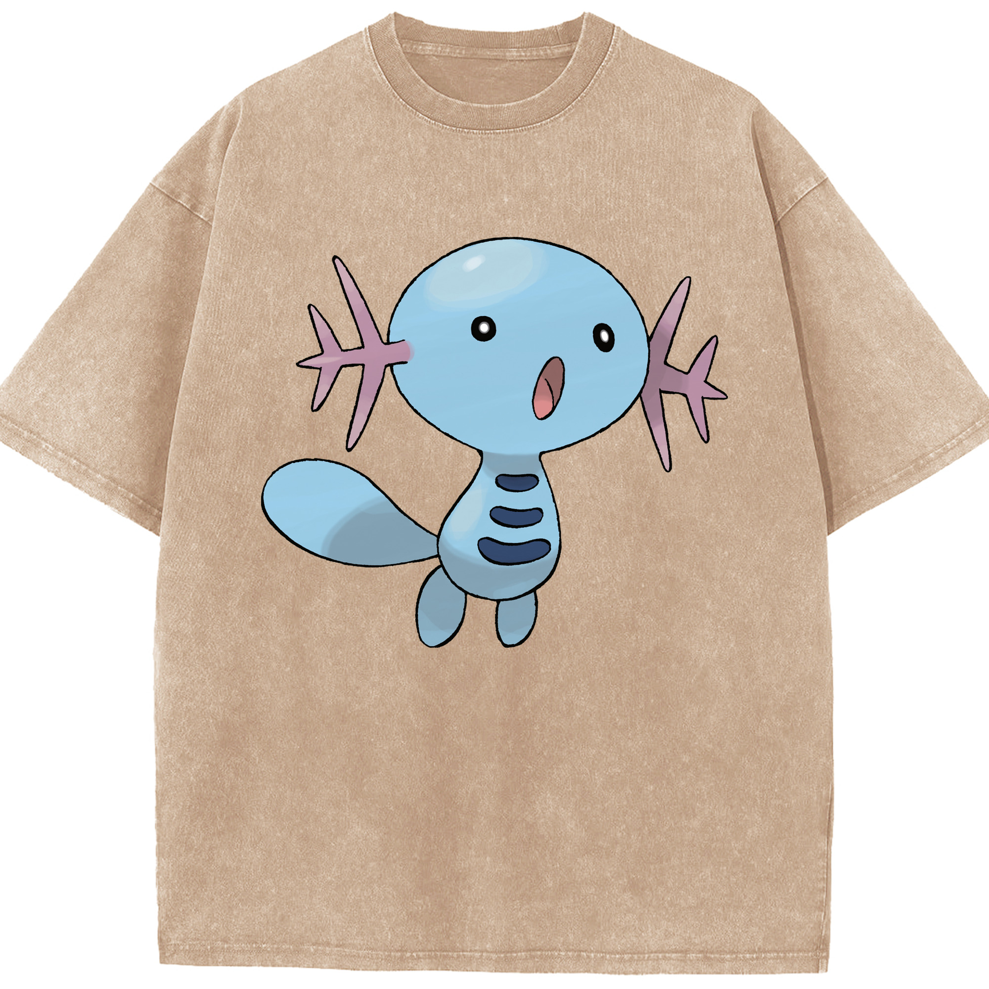 （画像用） ポケットモンスター Pokémon 綿100% ヴィンテージ風 半袖Tシャツ（フロントプリント）