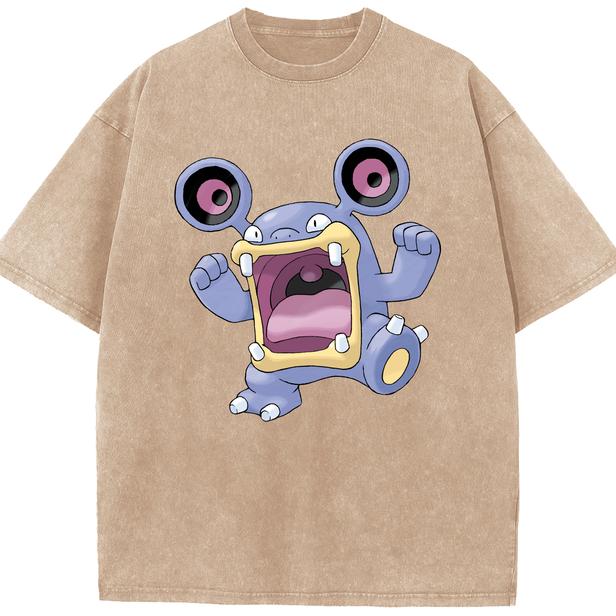 （画像用） ポケットモンスター Pokémon 綿100% ヴィンテージ風 半袖Tシャツ（フロントプリント）
