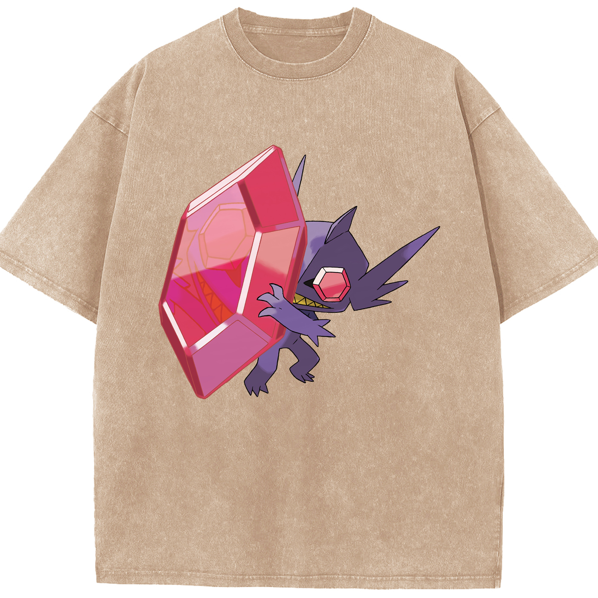 （画像用） ポケットモンスター Pokémon 綿100% ヴィンテージ風 半袖Tシャツ（フロントプリント）