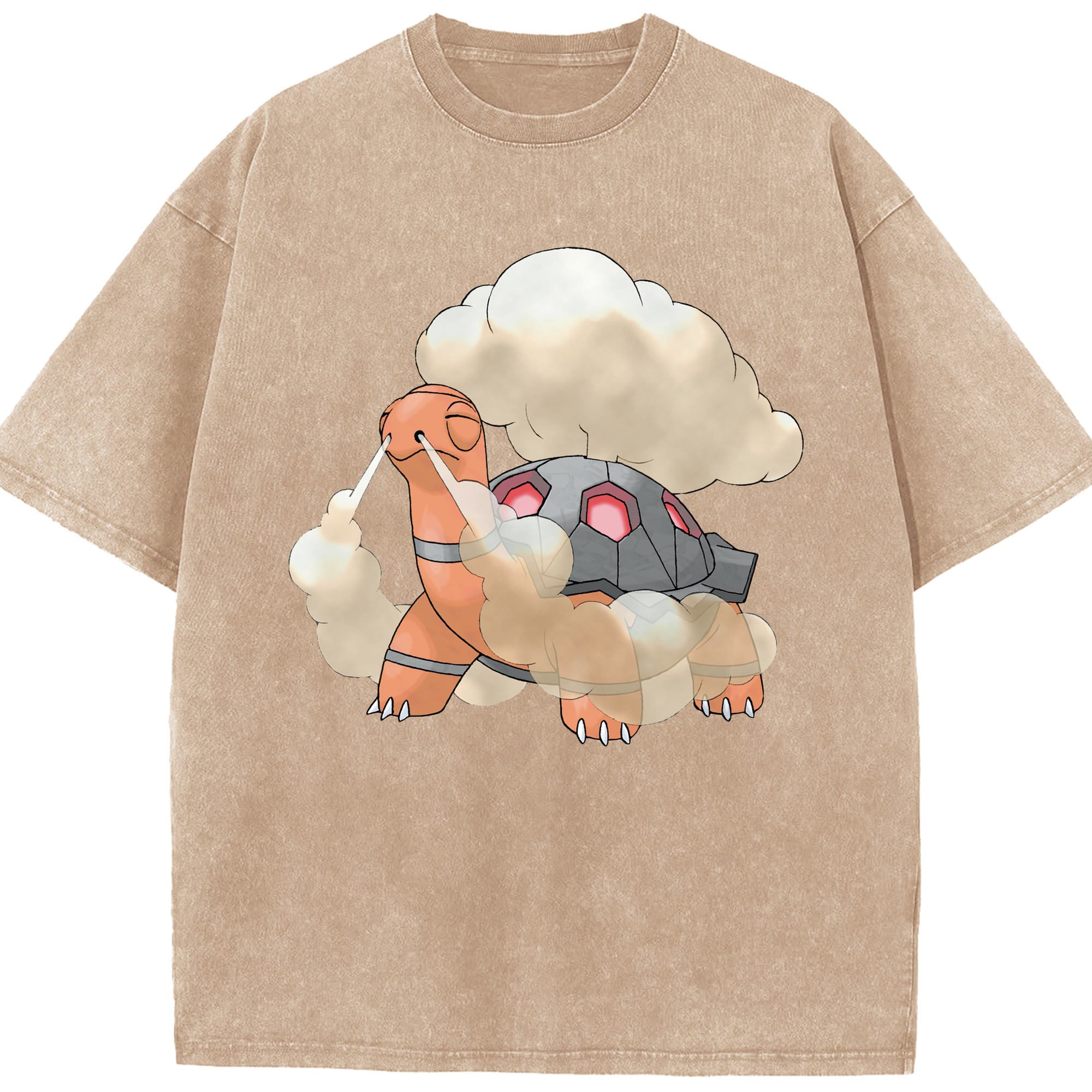 （画像用） ポケットモンスター Pokémon 綿100% ヴィンテージ風 半袖Tシャツ（フロントプリント）