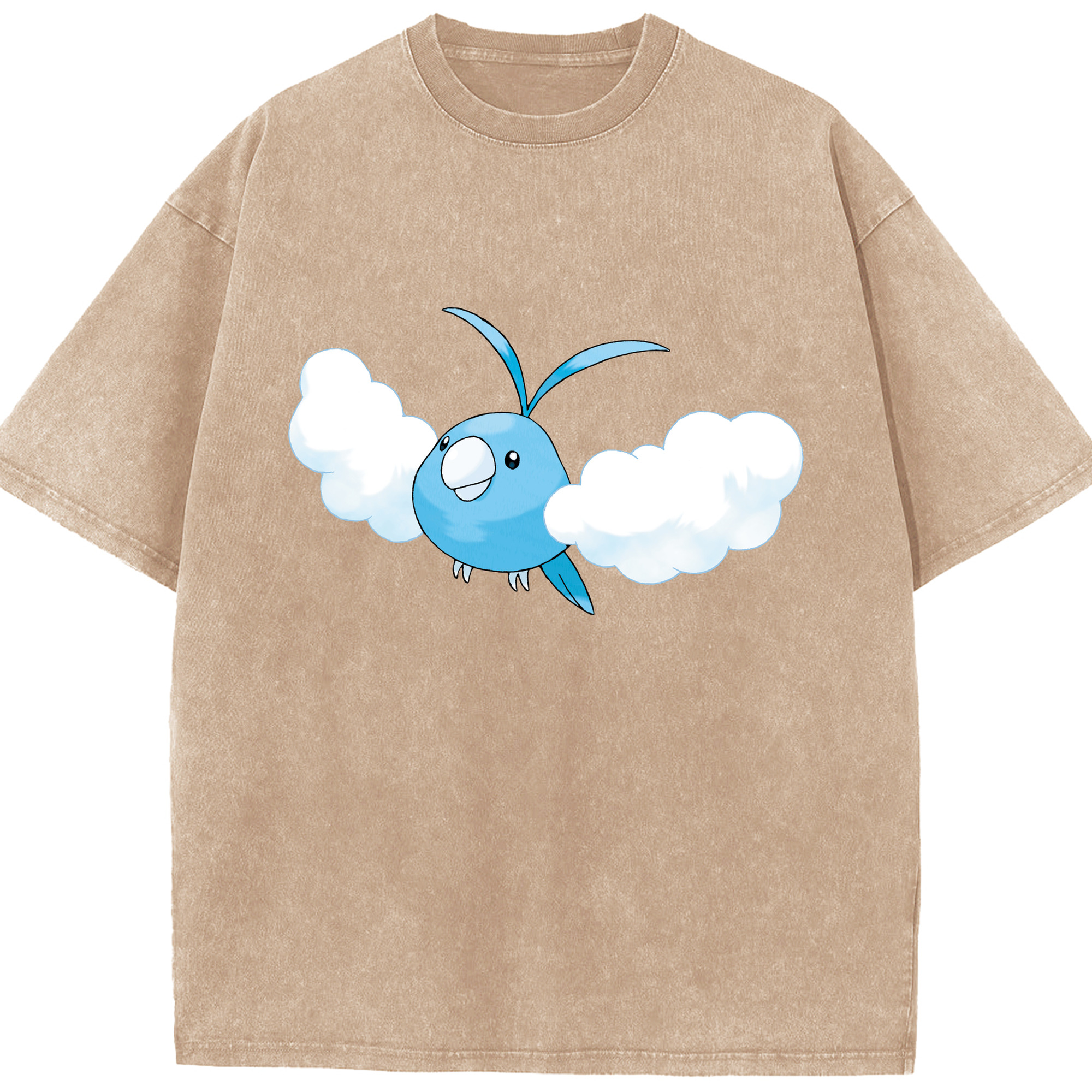 （画像用） ポケットモンスター Pokémon 綿100% ヴィンテージ風 半袖Tシャツ（フロントプリント）