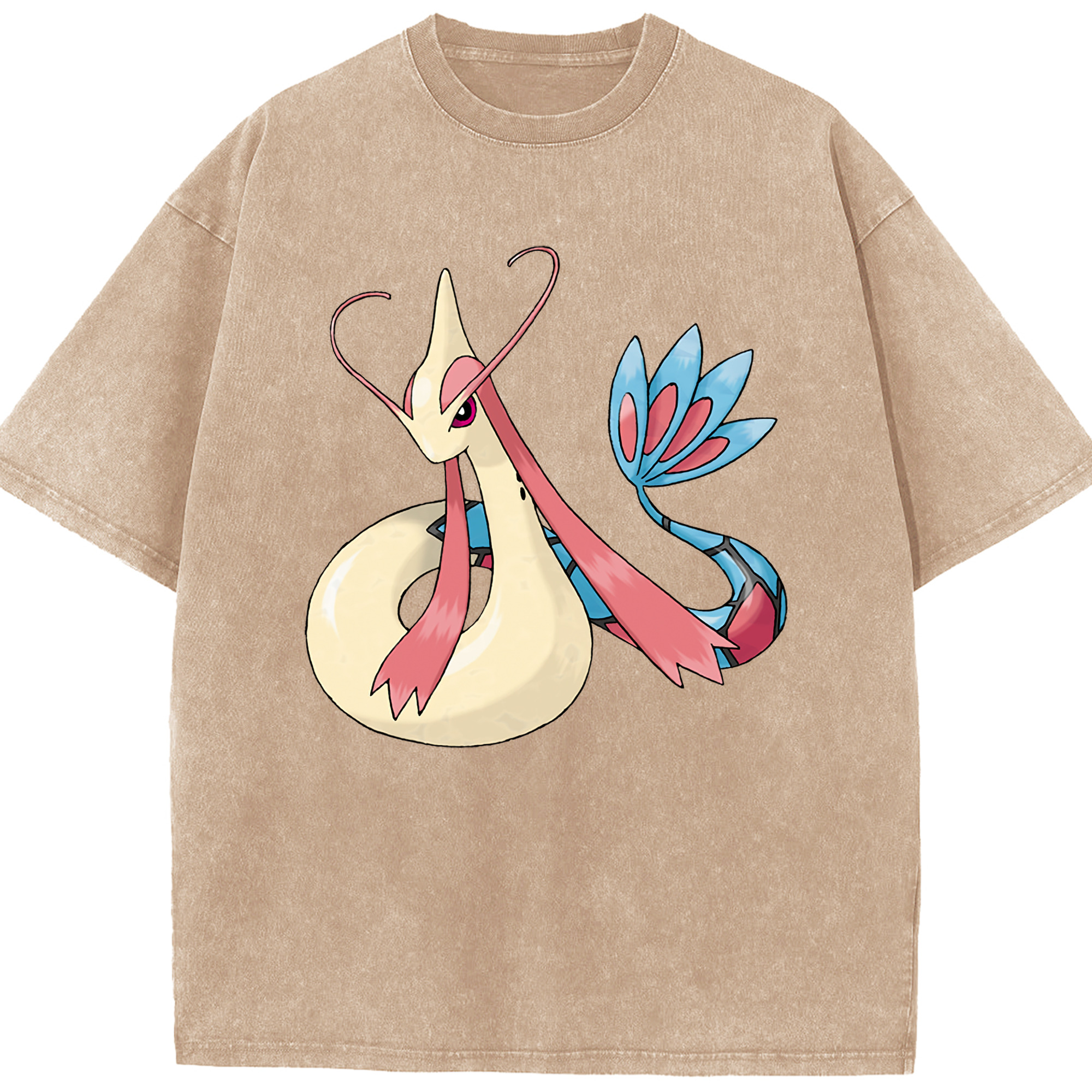 （画像用） ポケットモンスター Pokémon 綿100% ヴィンテージ風 半袖Tシャツ（フロントプリント）
