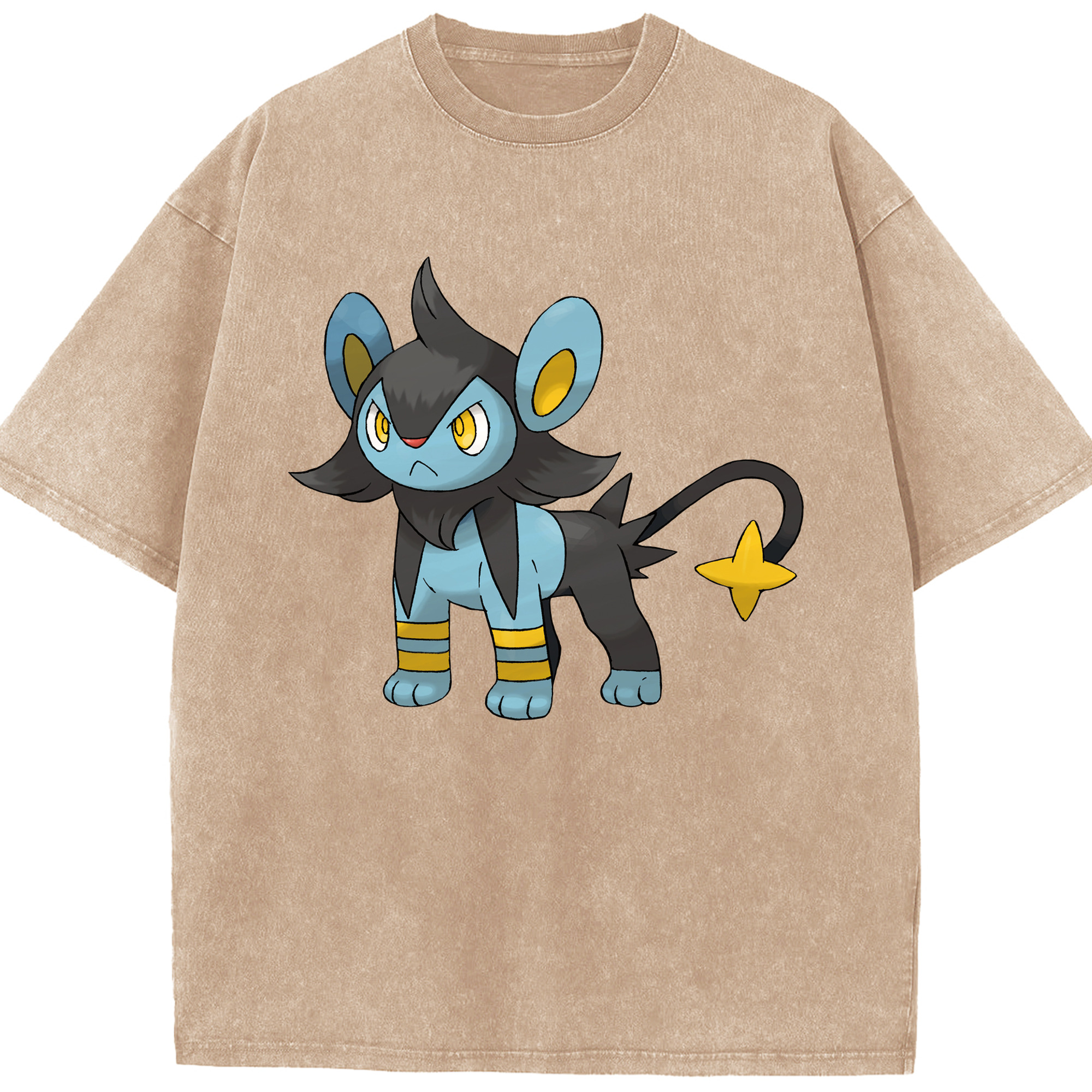 （画像用） ポケットモンスター Pokémon 綿100% ヴィンテージ風 半袖Tシャツ（フロントプリント）