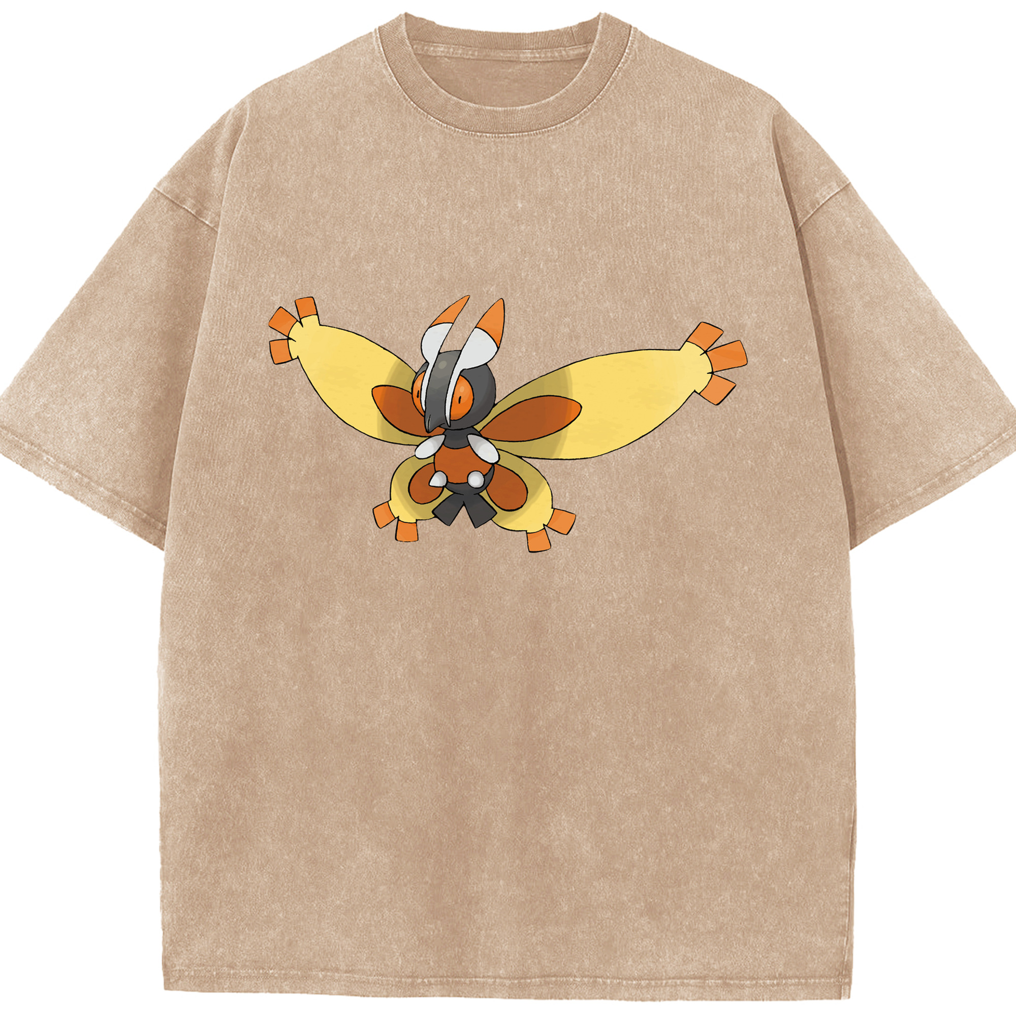 （画像用） ポケットモンスター Pokémon 綿100% ヴィンテージ風 半袖Tシャツ（フロントプリント）
