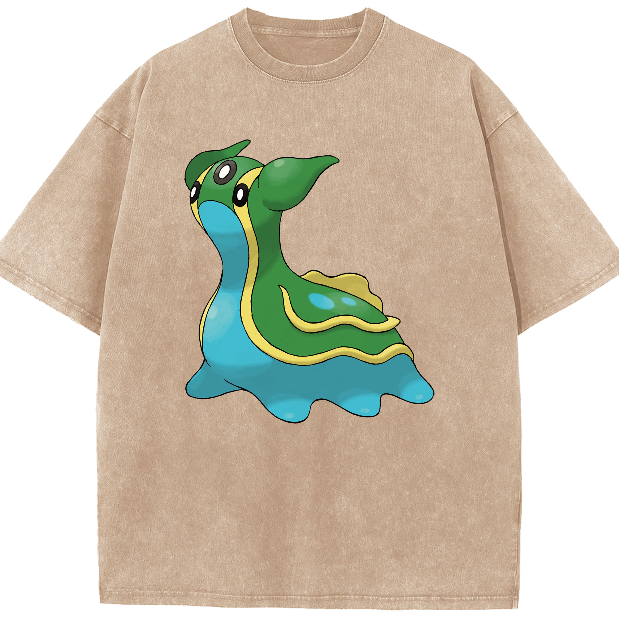 （画像用） ポケットモンスター Pokémon 綿100% ヴィンテージ風 半袖Tシャツ（フロントプリント）