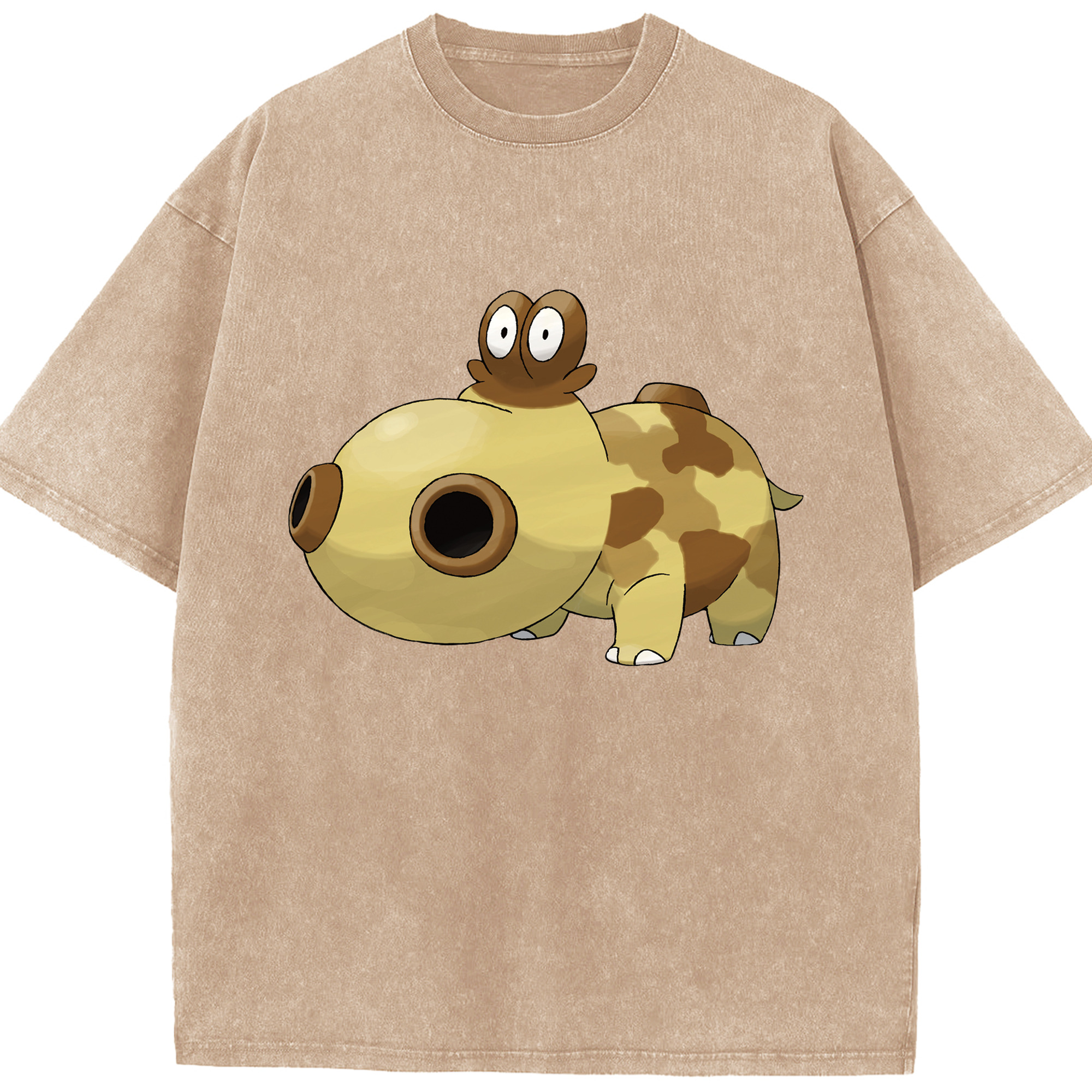 （画像用） ポケットモンスター Pokémon 綿100% ヴィンテージ風 半袖Tシャツ（フロントプリント）