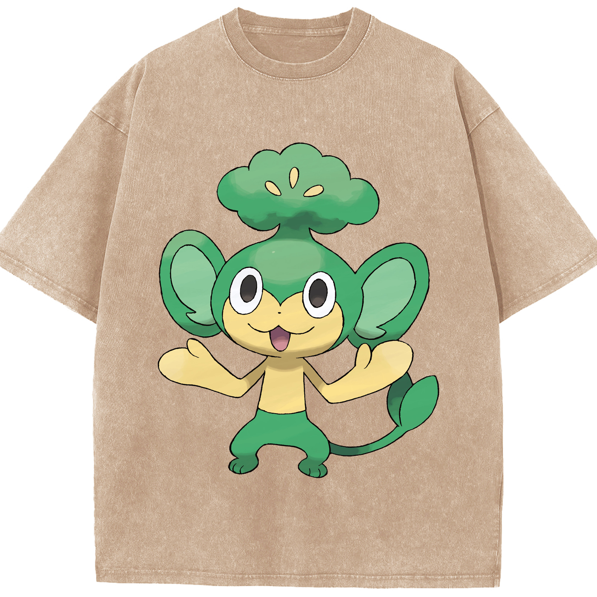（画像用） ポケットモンスター Pokémon 綿100% ヴィンテージ風 半袖Tシャツ（フロントプリント）