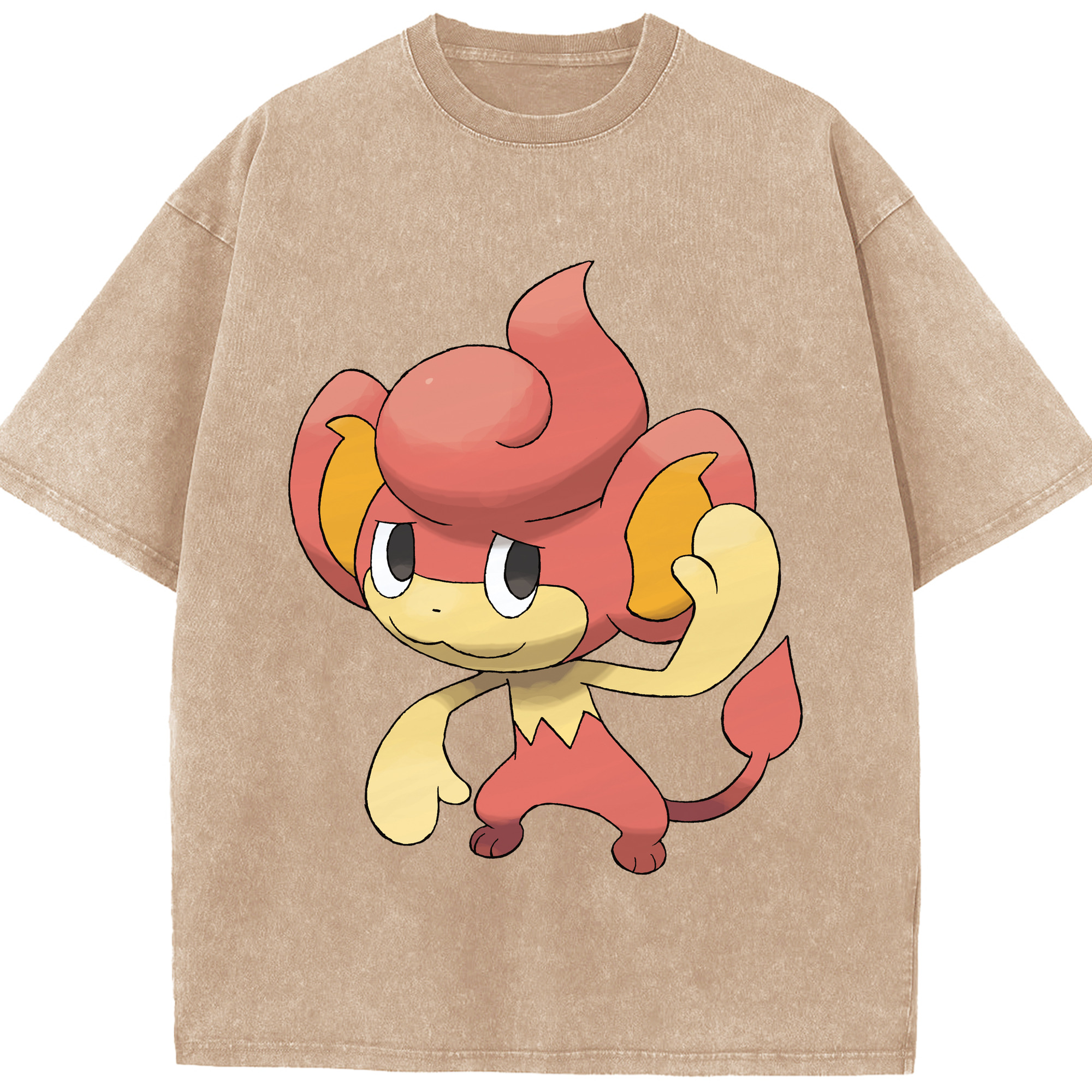（画像用） ポケットモンスター Pokémon 綿100% ヴィンテージ風 半袖Tシャツ（フロントプリント）