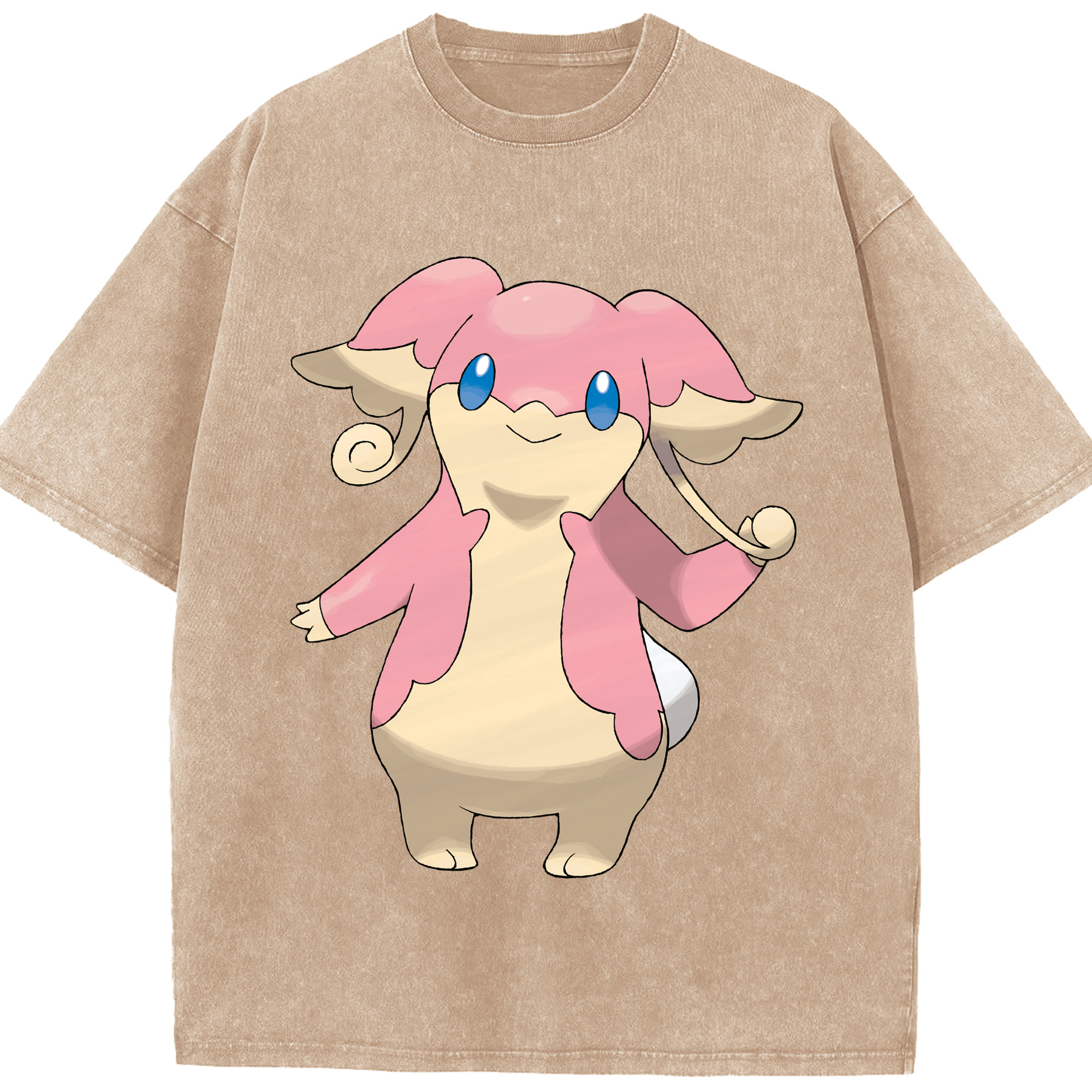 （画像用） ポケットモンスター Pokémon 綿100% ヴィンテージ風 半袖Tシャツ（フロントプリント）