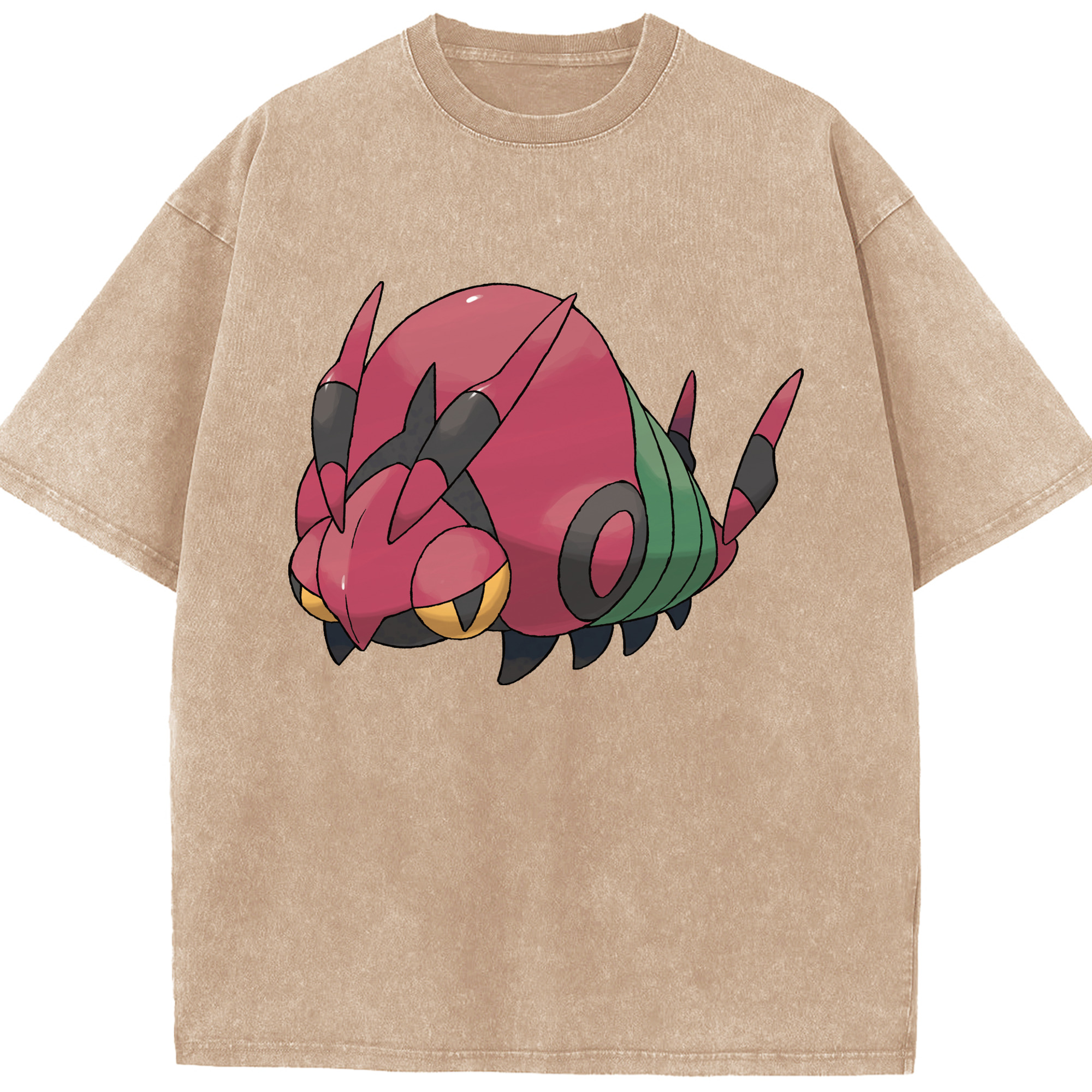 （画像用） ポケットモンスター Pokémon 綿100% ヴィンテージ風 半袖Tシャツ（フロントプリント）