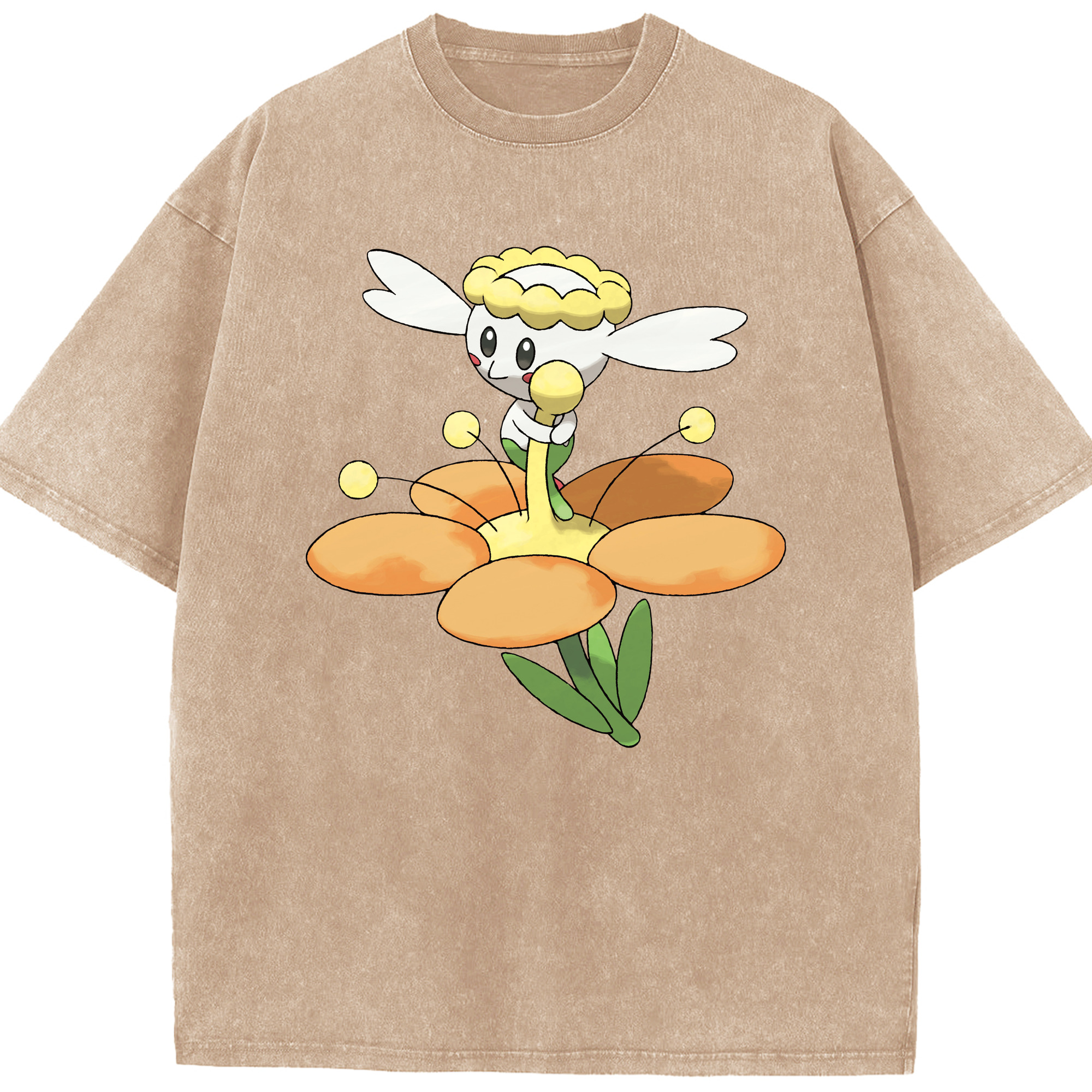 （画像用） ポケットモンスター Pokémon 綿100% ヴィンテージ風 半袖Tシャツ（フロントプリント）