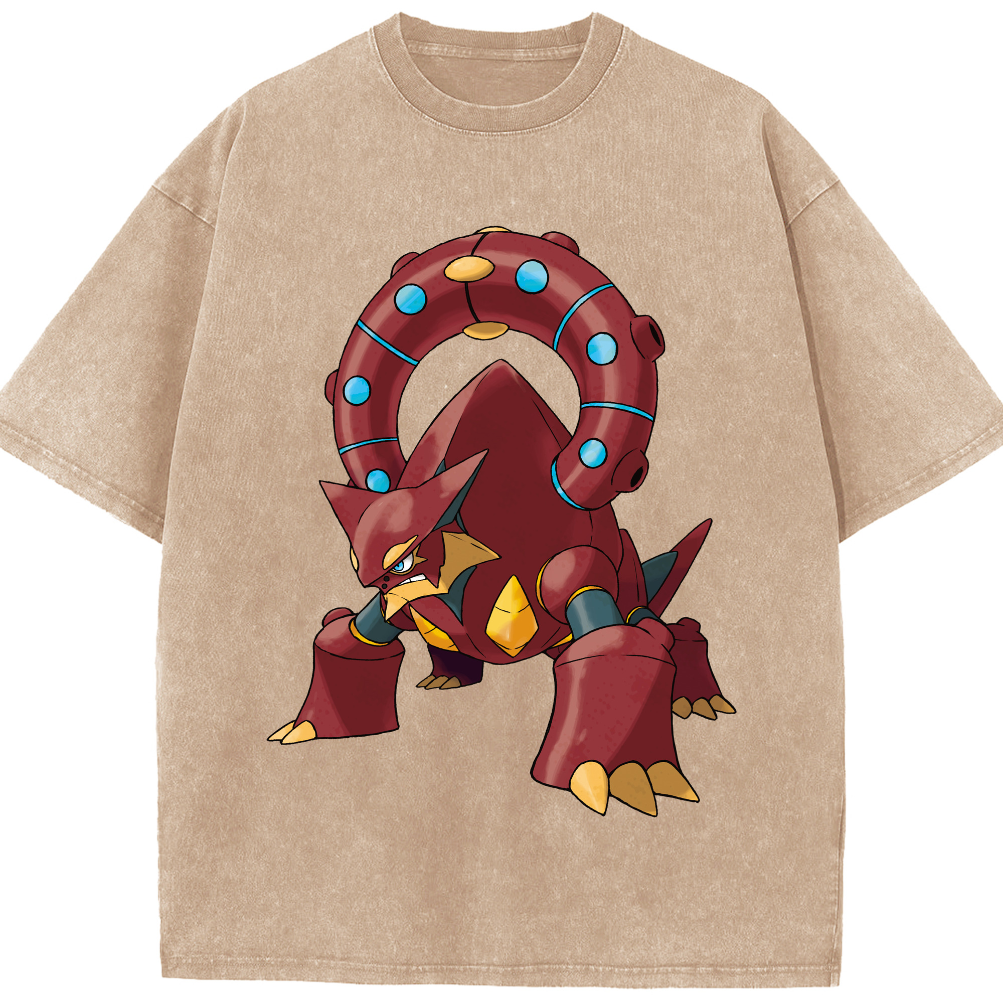 （画像用） ポケットモンスター Pokémon 綿100% ヴィンテージ風 半袖Tシャツ（フロントプリント）