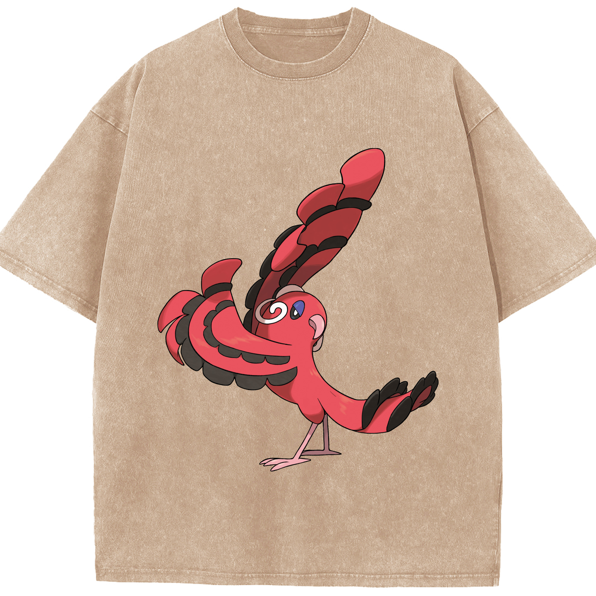 （画像用） ポケットモンスター Pokémon 綿100% ヴィンテージ風 半袖Tシャツ（フロントプリント）