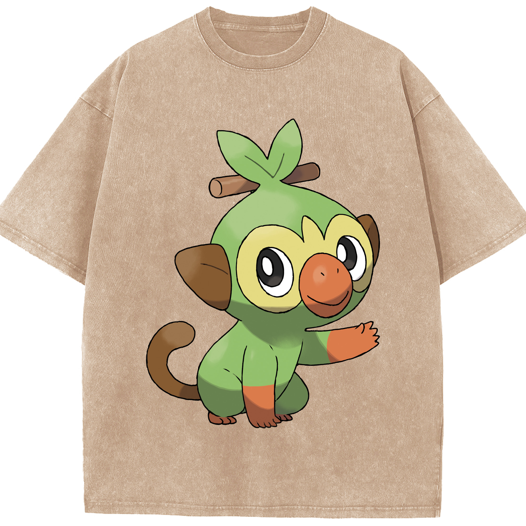 （画像用） ポケットモンスター Pokémon 綿100% ヴィンテージ風 半袖Tシャツ（フロントプリント）